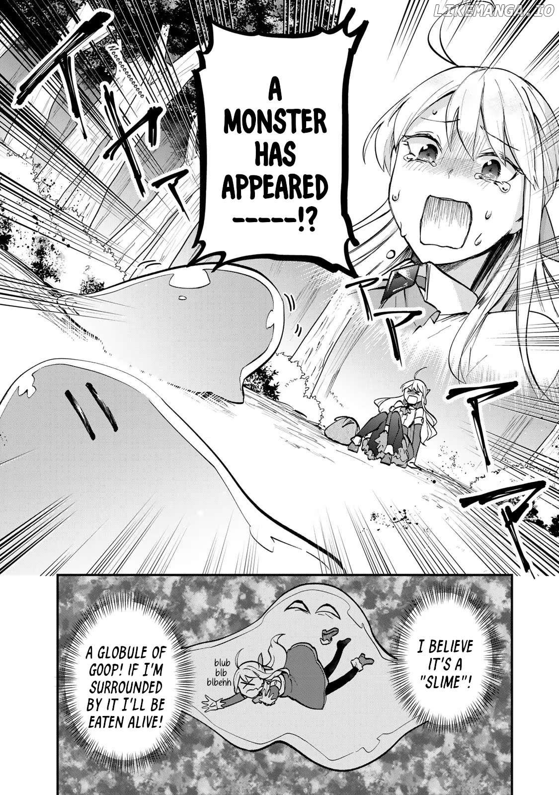 [Pakupaku desu wa] Tsuihousareta Ojou-sama no "Monster wo Taberu Hodo Tsuyoku Naru" Skill wa, 1-shoku de 1 Level Up suru Zendaimimon no Saikyou Skill deshita. 3-nichi de Jinrui Saikyou ni narimashita wa~! Chapter 1 - page 8