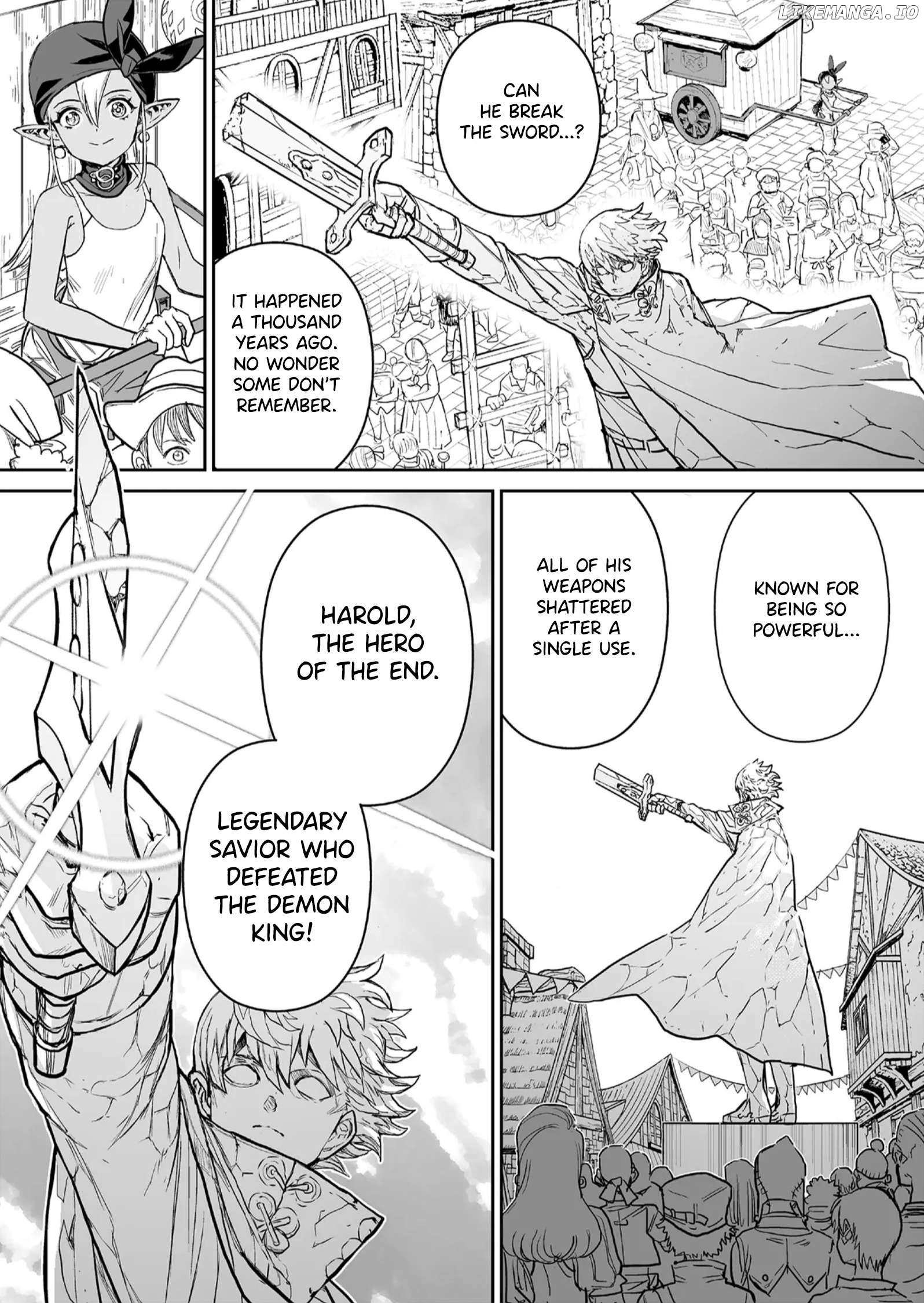 Abandoned: The Hero Who's So Strong He Breaks Every Weapon and The Elf Blacksmith Chapter 1 - page 11