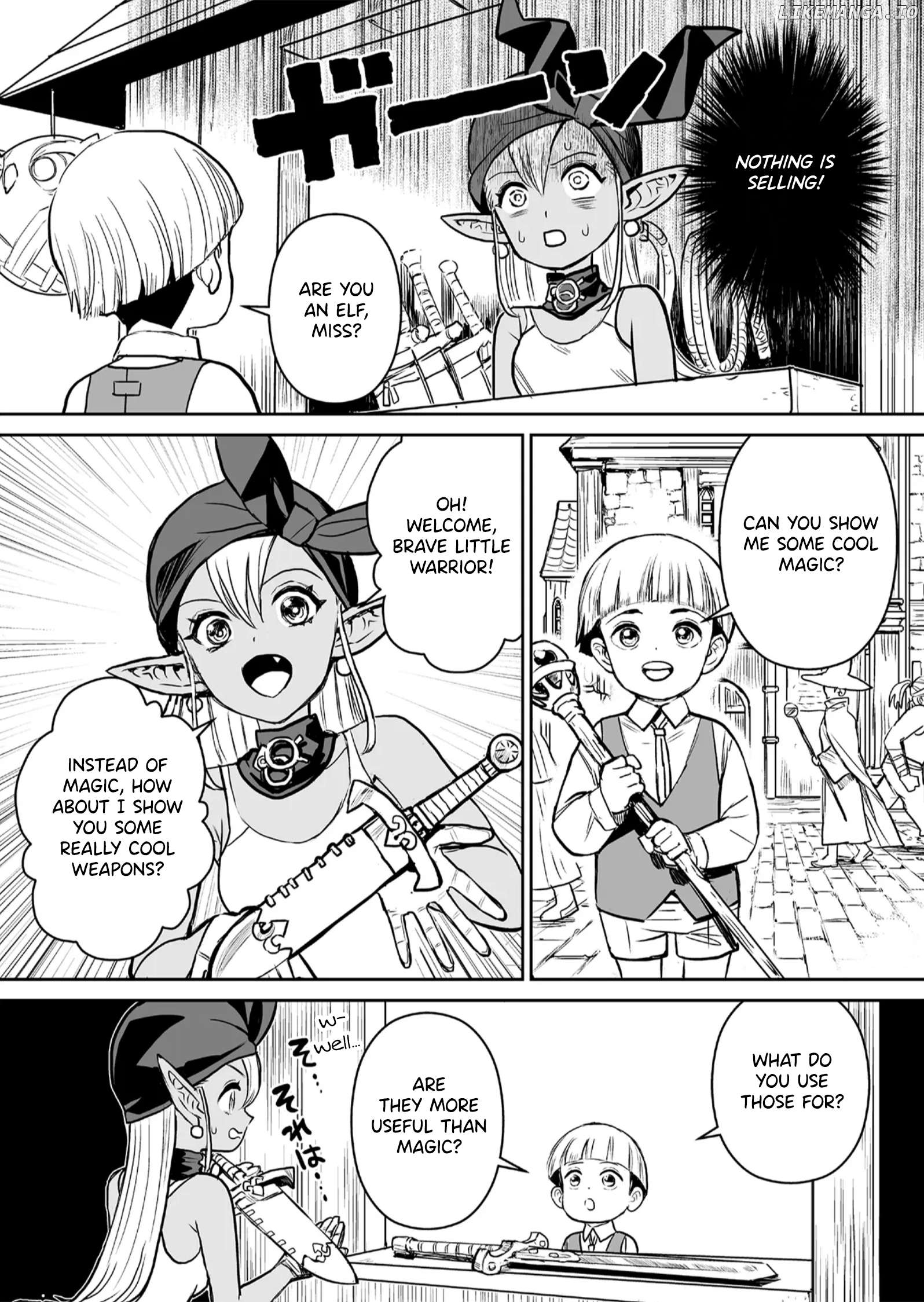 Abandoned: The Hero Who's So Strong He Breaks Every Weapon and The Elf Blacksmith Chapter 1 - page 14