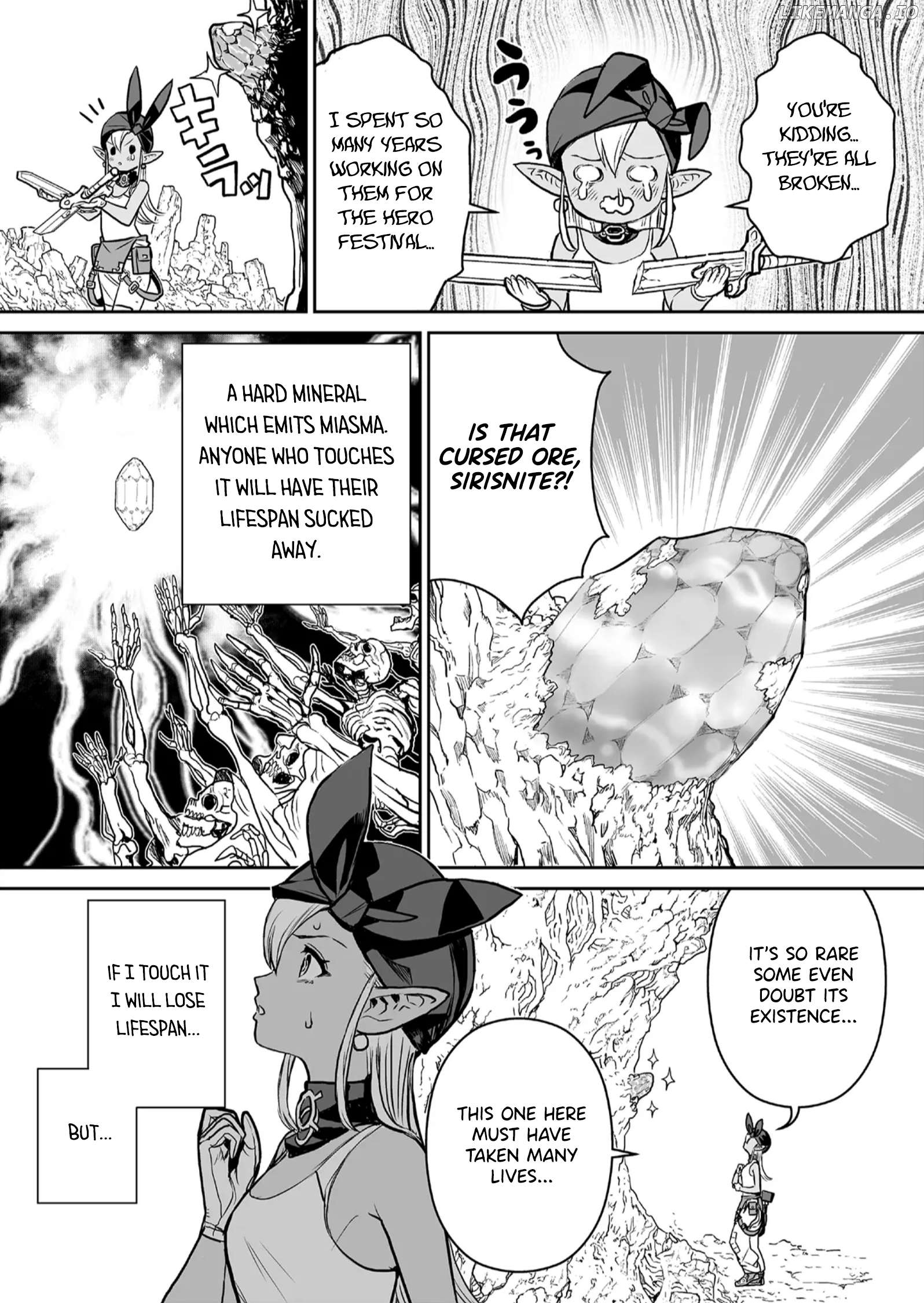 Abandoned: The Hero Who's So Strong He Breaks Every Weapon and The Elf Blacksmith Chapter 1 - page 22