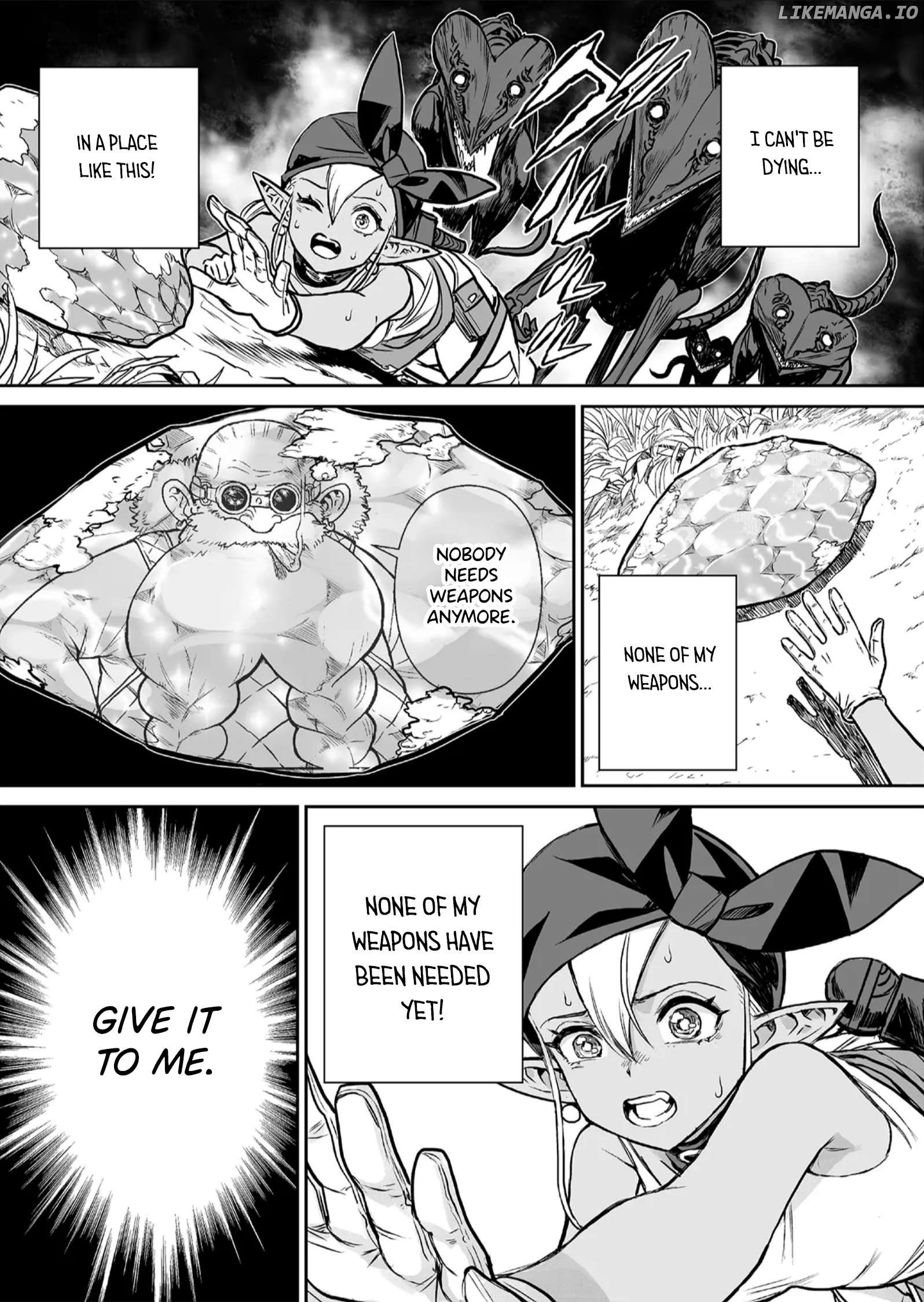 Abandoned: The Hero Who's So Strong He Breaks Every Weapon and The Elf Blacksmith Chapter 1 - page 31