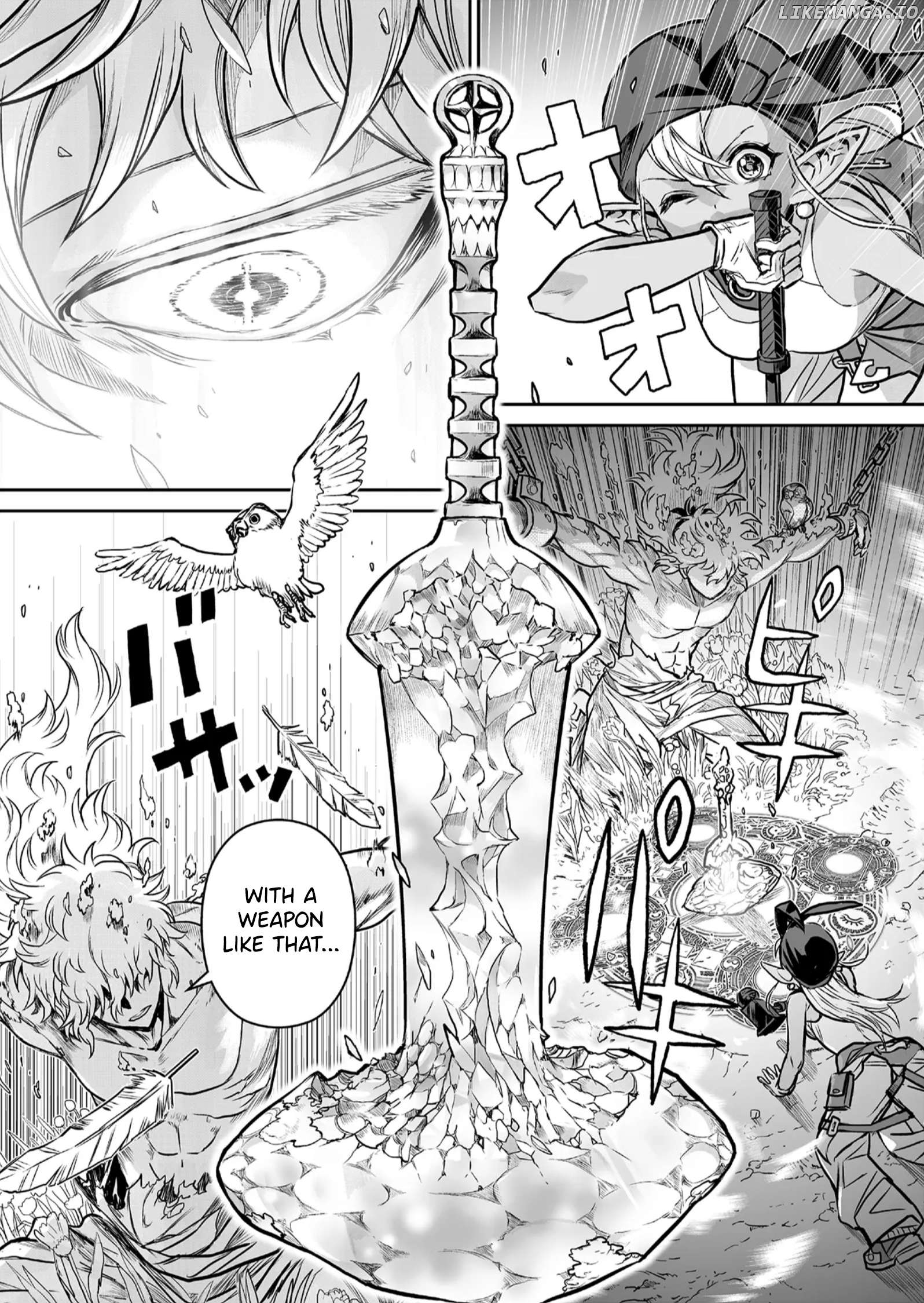 Abandoned: The Hero Who's So Strong He Breaks Every Weapon and The Elf Blacksmith Chapter 1 - page 34