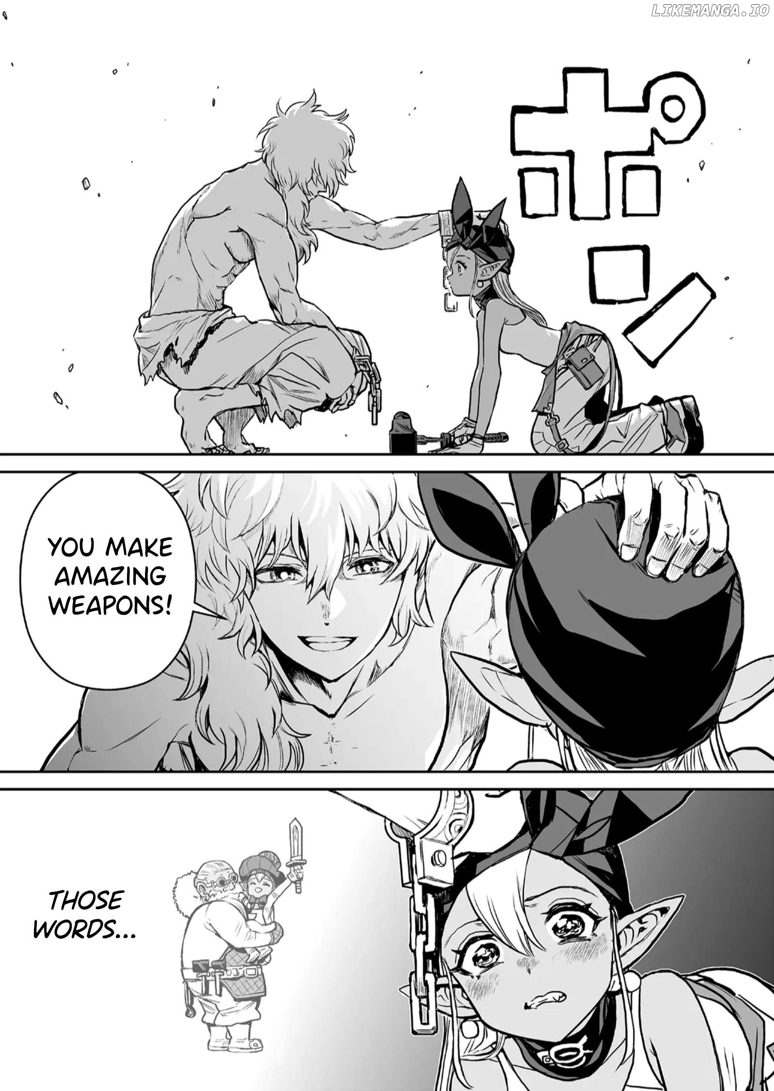 Abandoned: The Hero Who's So Strong He Breaks Every Weapon and The Elf Blacksmith Chapter 1 - page 48