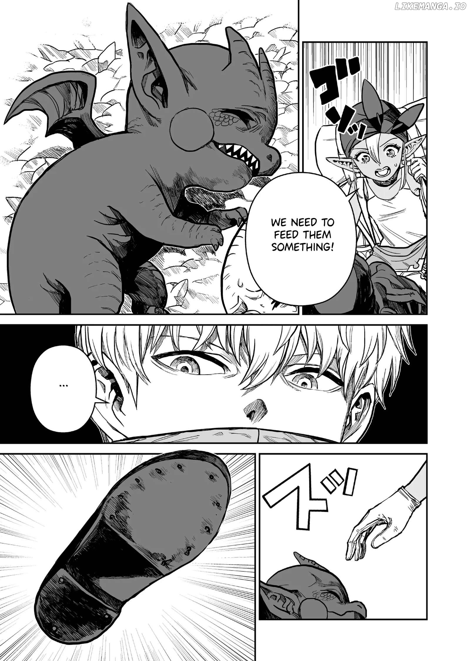 Abandoned: The Hero Who's So Strong He Breaks Every Weapon and The Elf Blacksmith Chapter 3 - page 9
