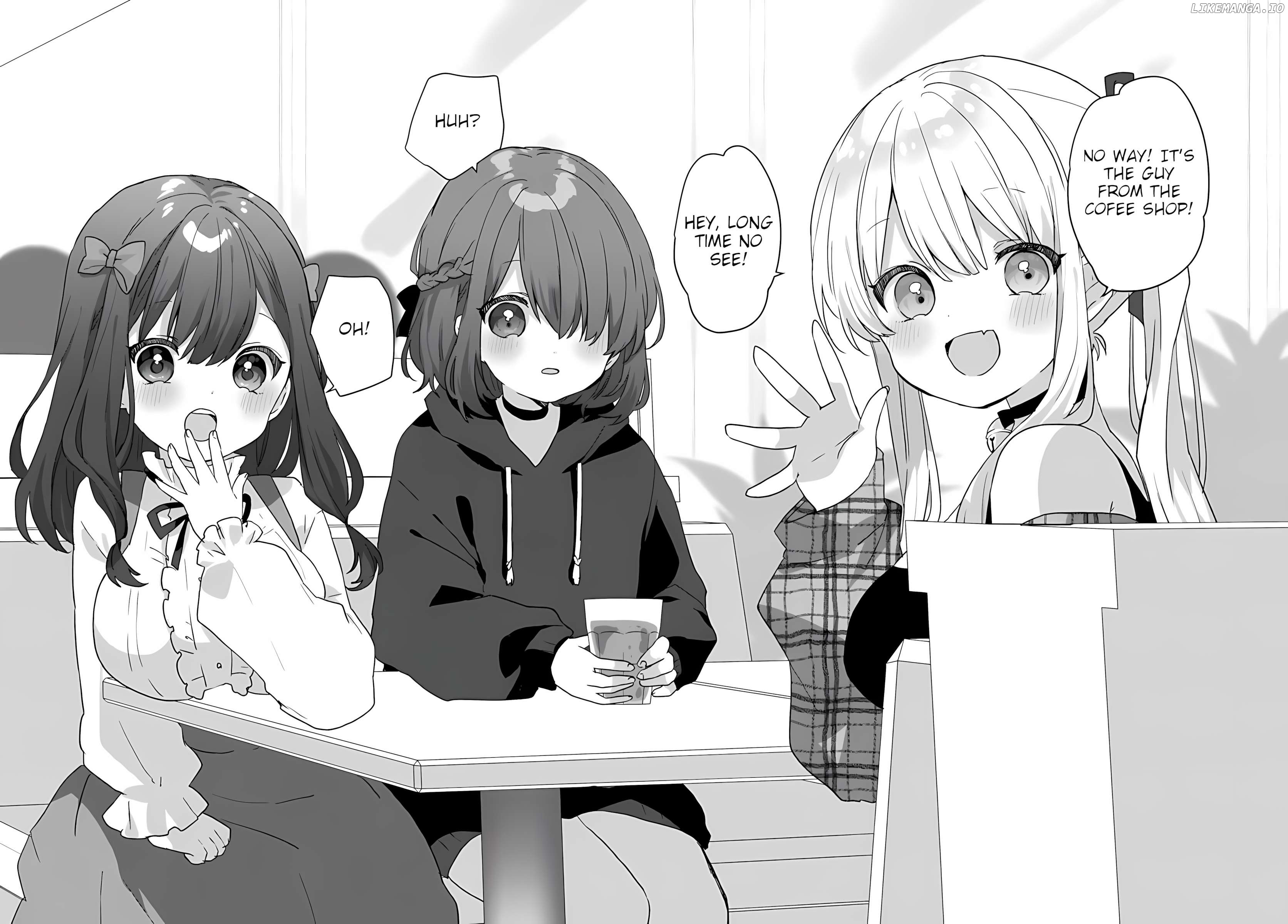 Daigaku Nyuugakuji Kara Uwasa Sareteita Bishoujo San Shimai, Ikiwakareteita Gimai Datta. Chapter 1 - page 35