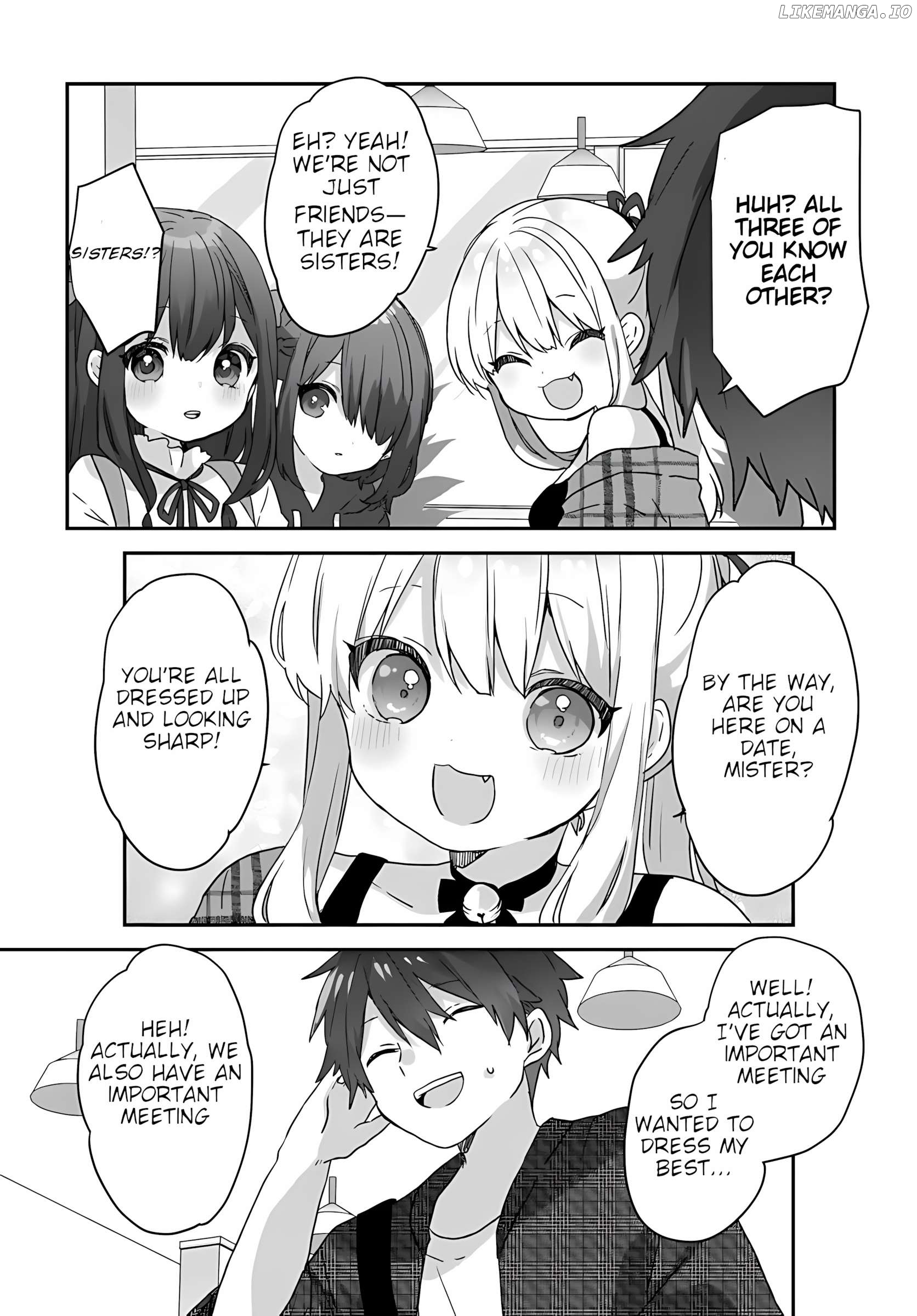 Daigaku Nyuugakuji Kara Uwasa Sareteita Bishoujo San Shimai, Ikiwakareteita Gimai Datta. Chapter 1 - page 36