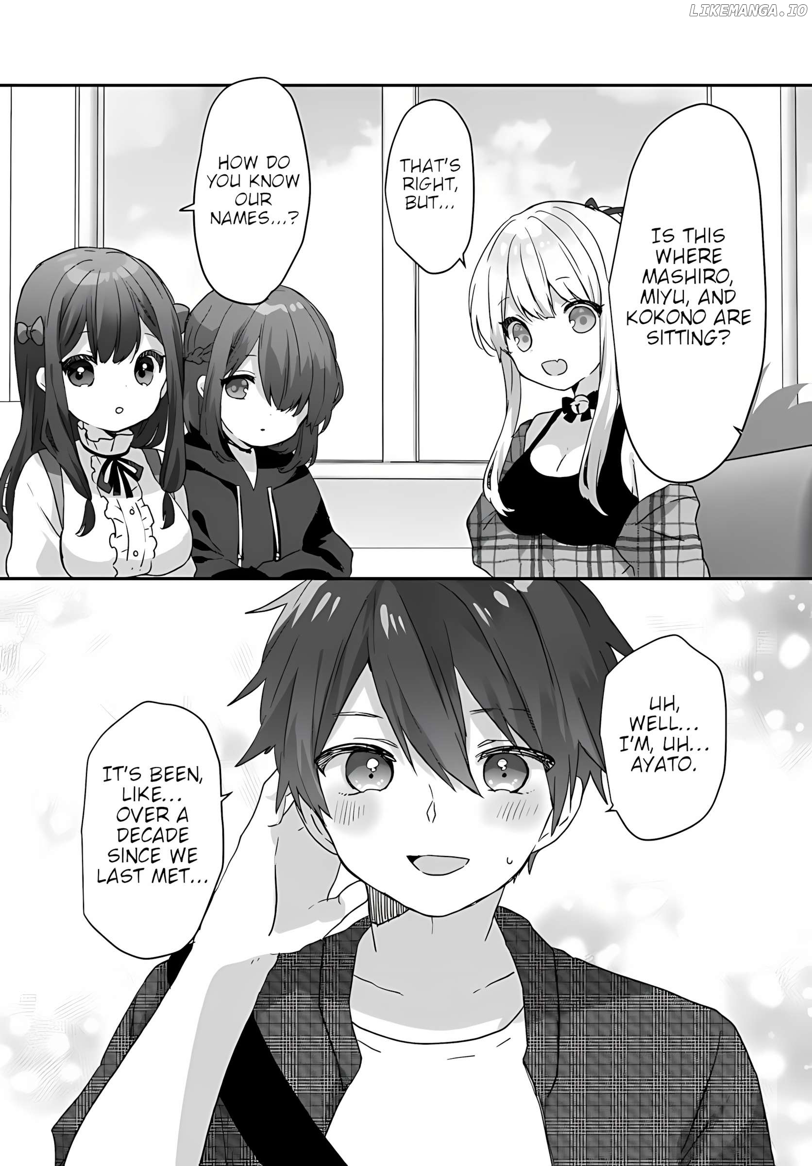 Daigaku Nyuugakuji Kara Uwasa Sareteita Bishoujo San Shimai, Ikiwakareteita Gimai Datta. Chapter 1 - page 39