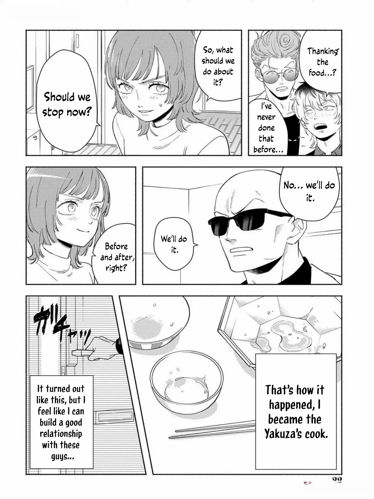 Yakuza love is too heavy for a girl who cooks rice Chapter 1 - page 22