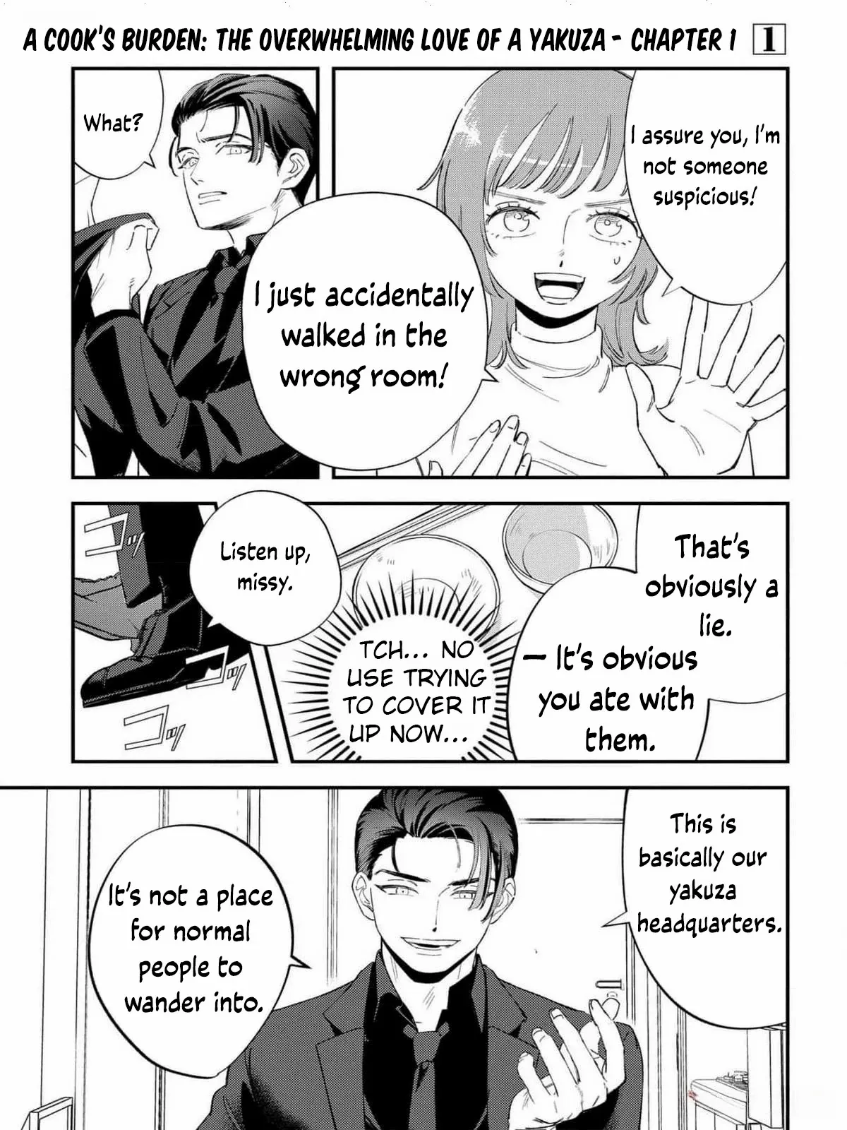 Yakuza love is too heavy for a girl who cooks rice Chapter 1 - page 29