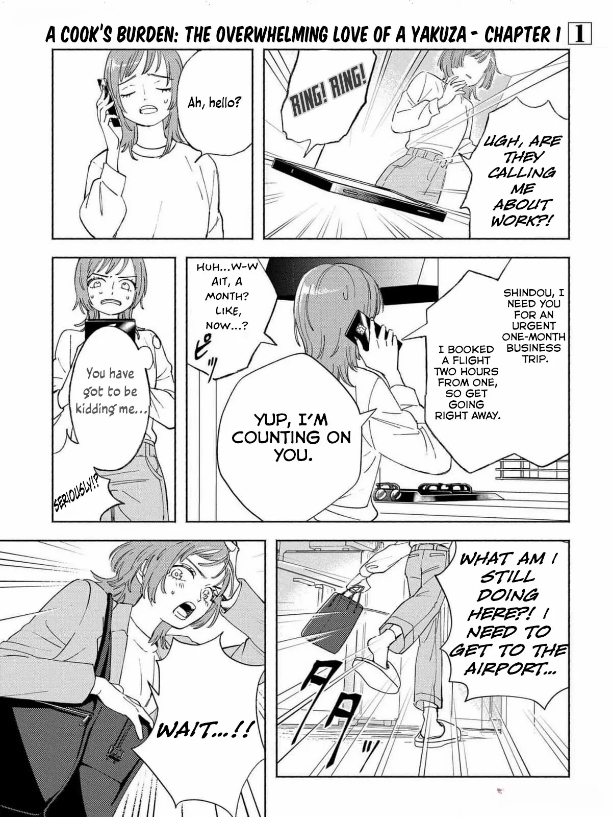 Yakuza love is too heavy for a girl who cooks rice Chapter 1 - page 7