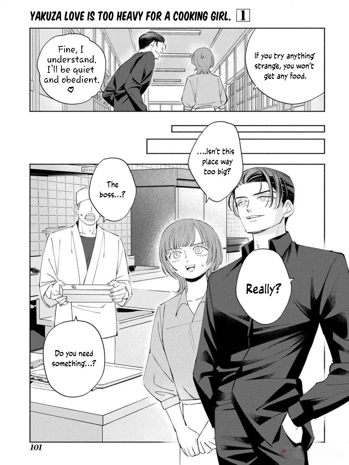 Yakuza love is too heavy for a girl who cooks rice Chapter 3 - page 19