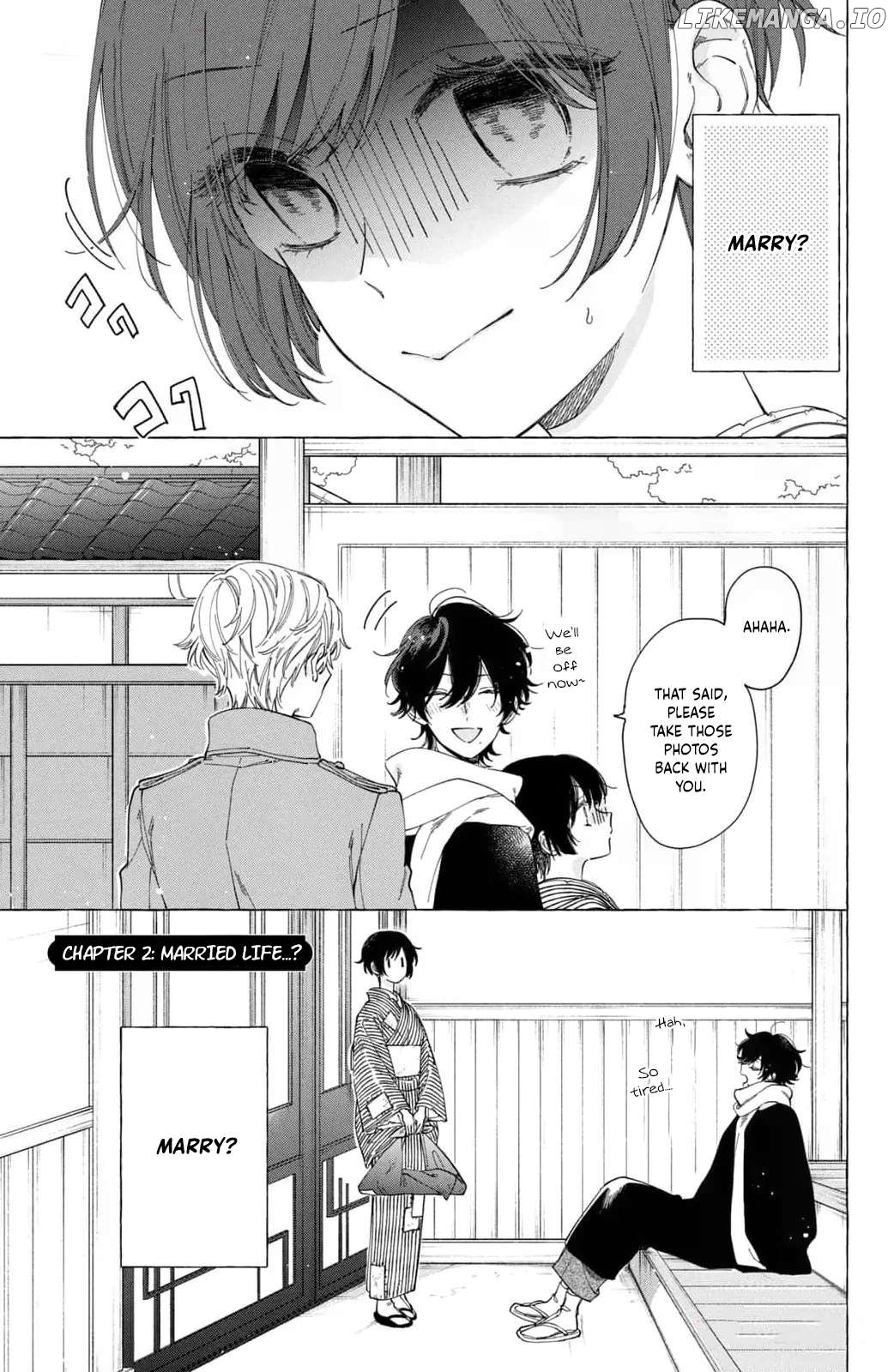 Reiketsu Danna-sama ni Kuchizuke wo - Taisho Karisome Konin Tan Chapter 2 - page 1