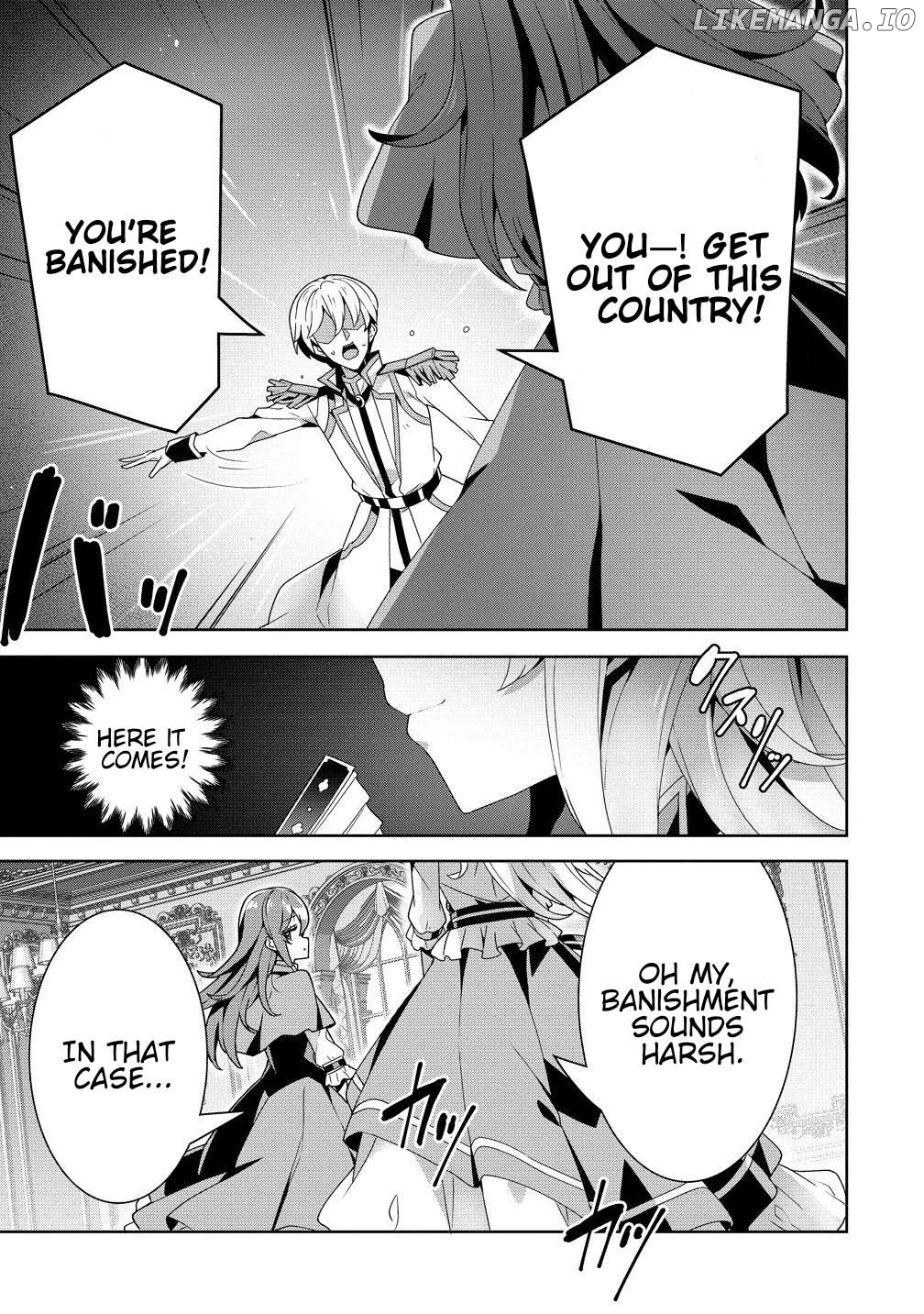 Iranai Akuyaku Reijou, Waga Kuni de Hikitorimasu wa Yuushuu na Go-reijoukata o Tsuihou da Nante Orokana Mane, Kuni o Horoboshimashite yo? Chapter 0.1 - page 5