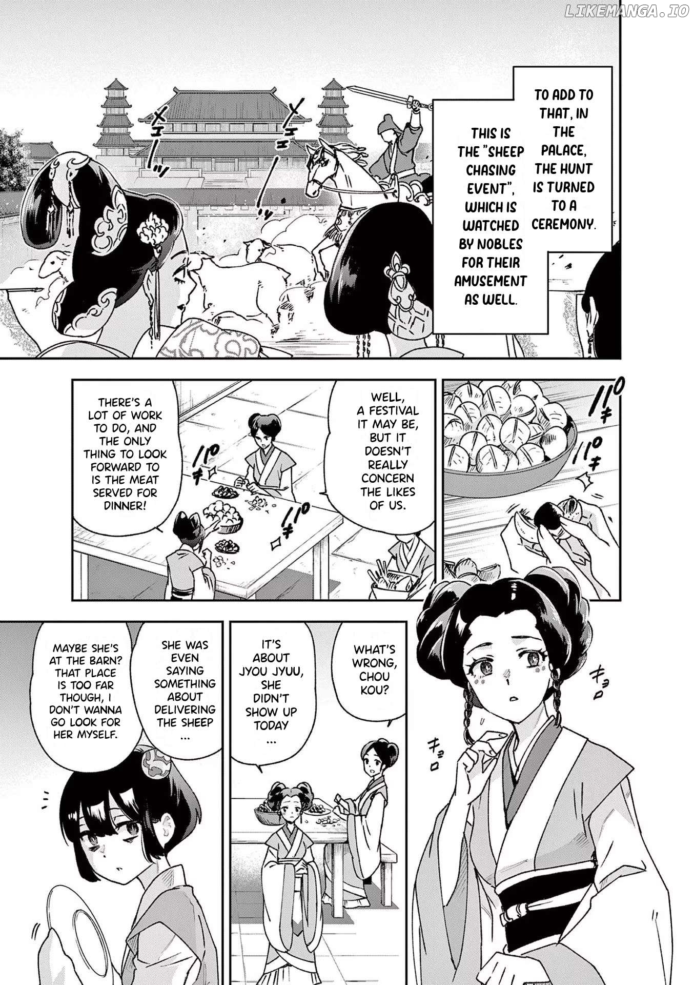 Ansatsu Koukyuu ~Ansatsu Nyokan Karin wa Yuttari Ikitai~ Chapter 1 - page 36