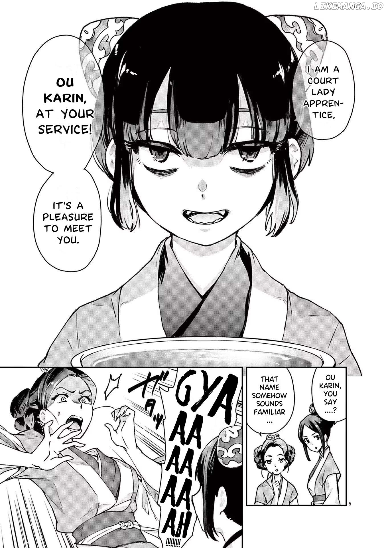 Ansatsu Koukyuu ~Ansatsu Nyokan Karin wa Yuttari Ikitai~ Chapter 1 - page 6