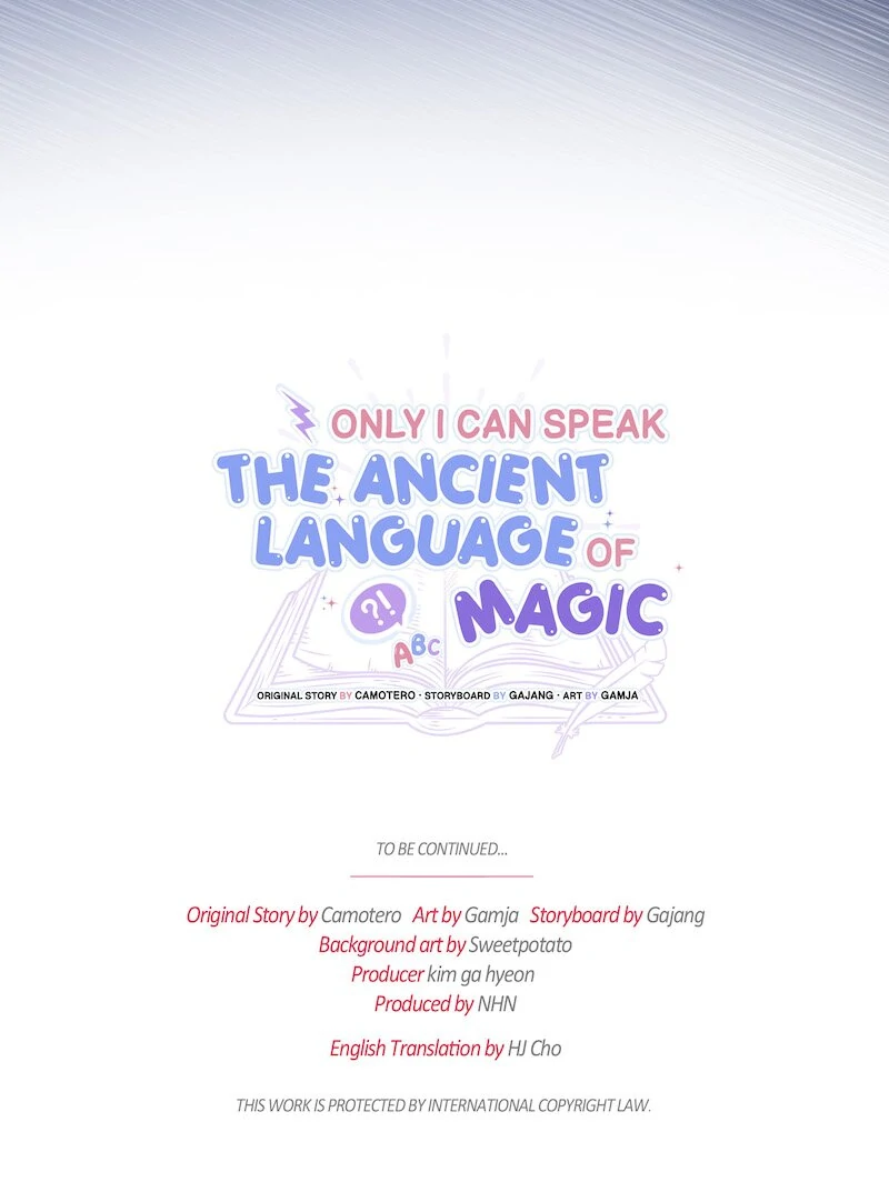 Only I Can Speak the Ancient Language of Magic Chapter 91 - page 75