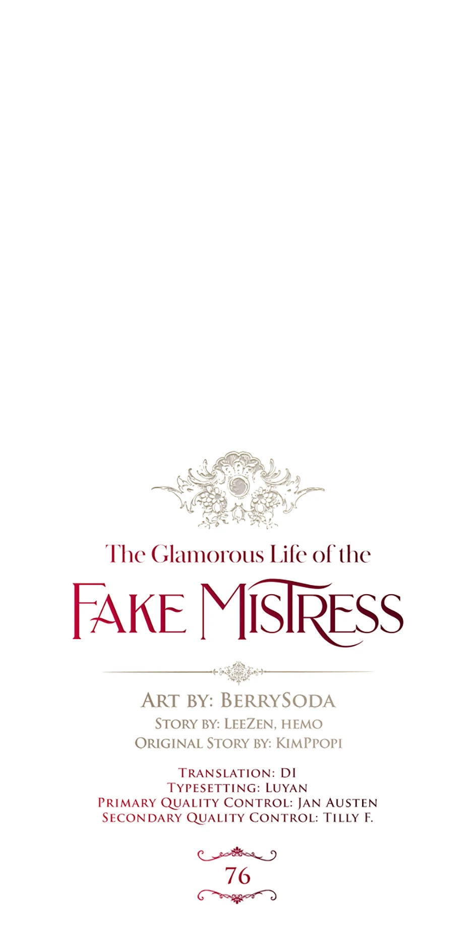 The Glamorous Life of the Fake Mistress Chapter 76 - page 6