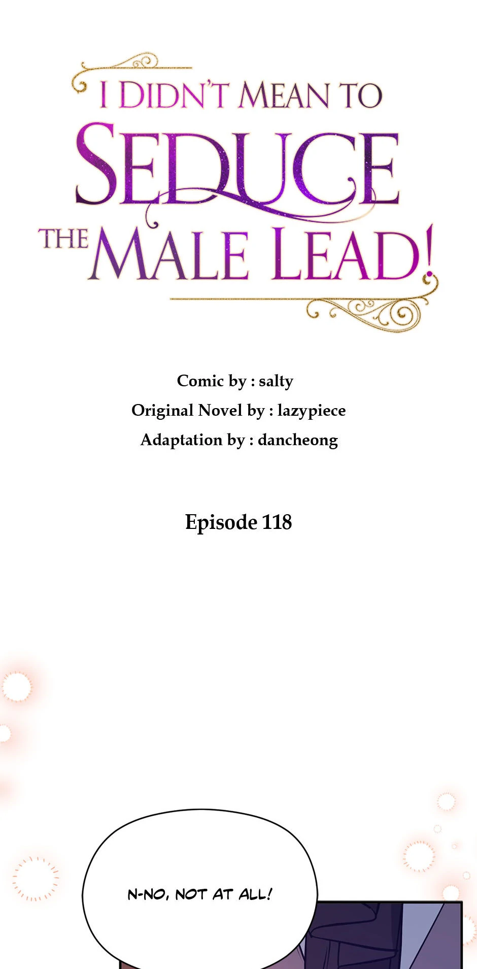 I Didn’t Mean to Seduce the Male Lead Chapter 118 - page 5