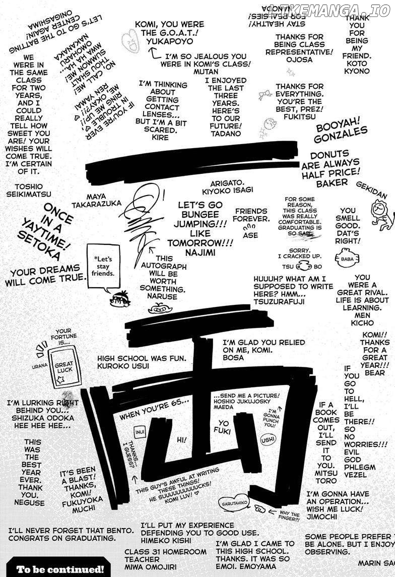 Komi-san wa Komyushou Desu Chapter 497 - page 8