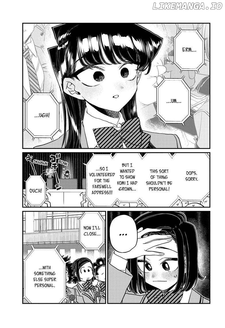 Komi-san wa Komyushou Desu Chapter 498 - page 10
