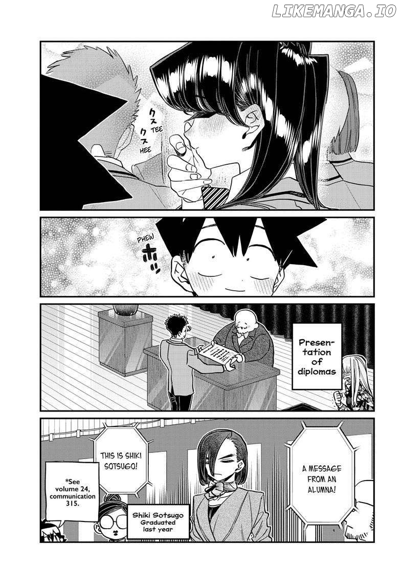 Komi-san wa Komyushou Desu Chapter 498 - page 4