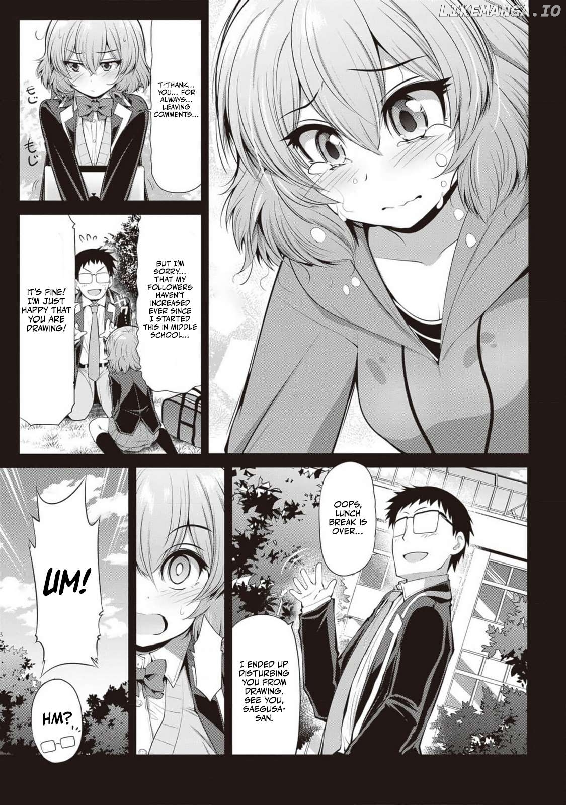 Saegusa-San Wa Megane-Senpai To Koi O Egaku Chapter 6 - page 13