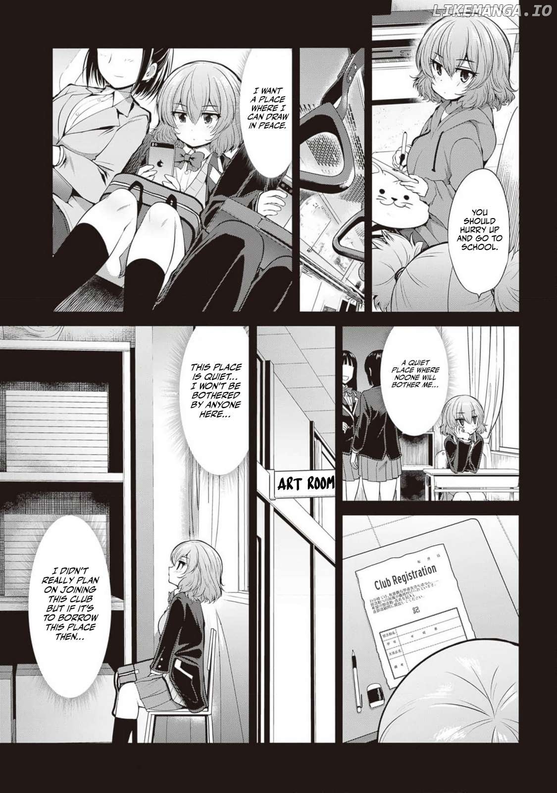 Saegusa-San Wa Megane-Senpai To Koi O Egaku Chapter 6 - page 5