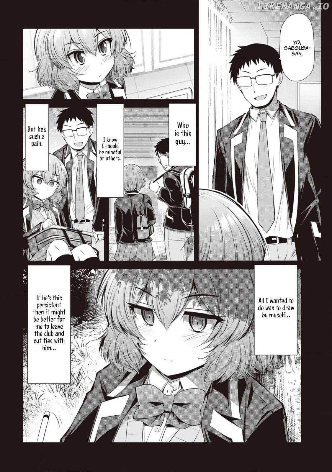 Saegusa-San Wa Megane-Senpai To Koi O Egaku Chapter 6 - page 6