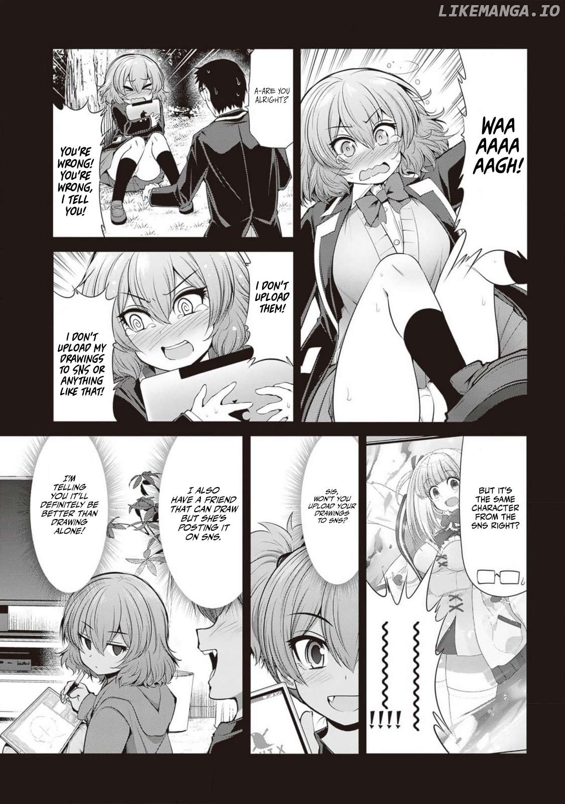 Saegusa-San Wa Megane-Senpai To Koi O Egaku Chapter 6 - page 9