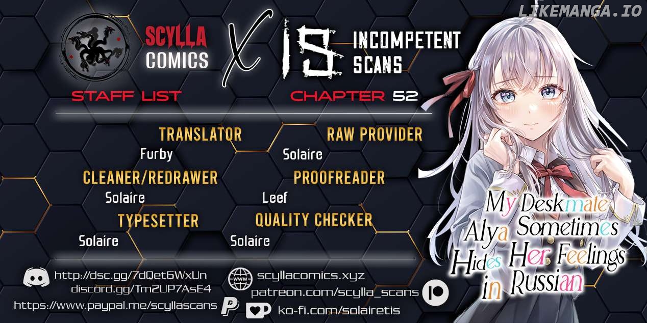 Alya Sometimes Hides Her Feelings in Russian Chapter 52 - page 1