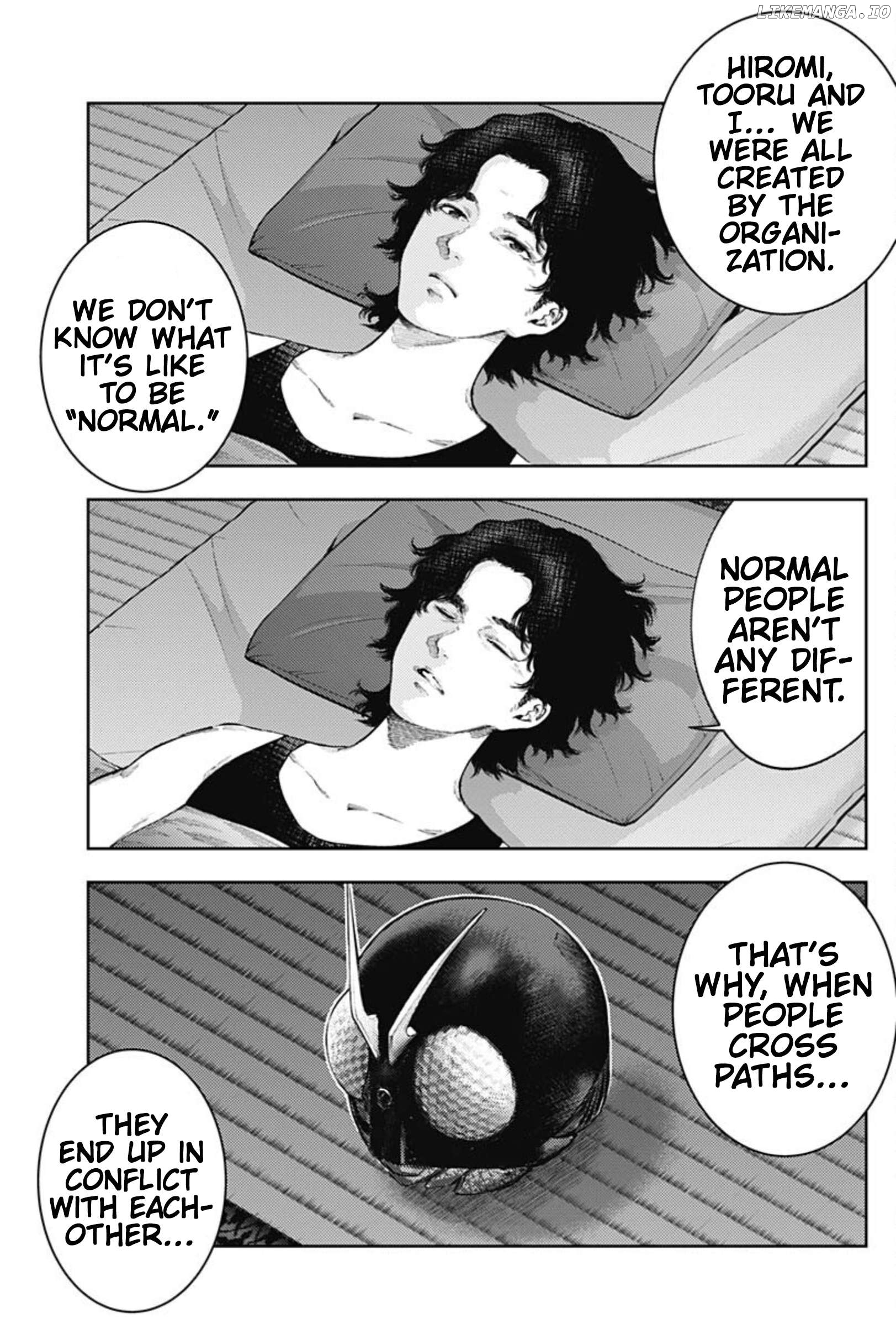 There is no true peace in this world -Shin Kamen Rider SHOCKER SIDE- Chapter 75 - page 13