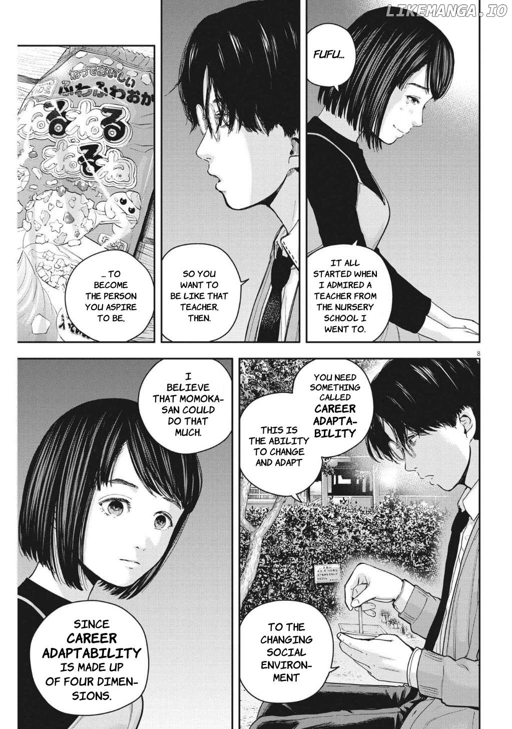 Yumenashi-Sensei No Shinroshidou Chapter 24 - page 8