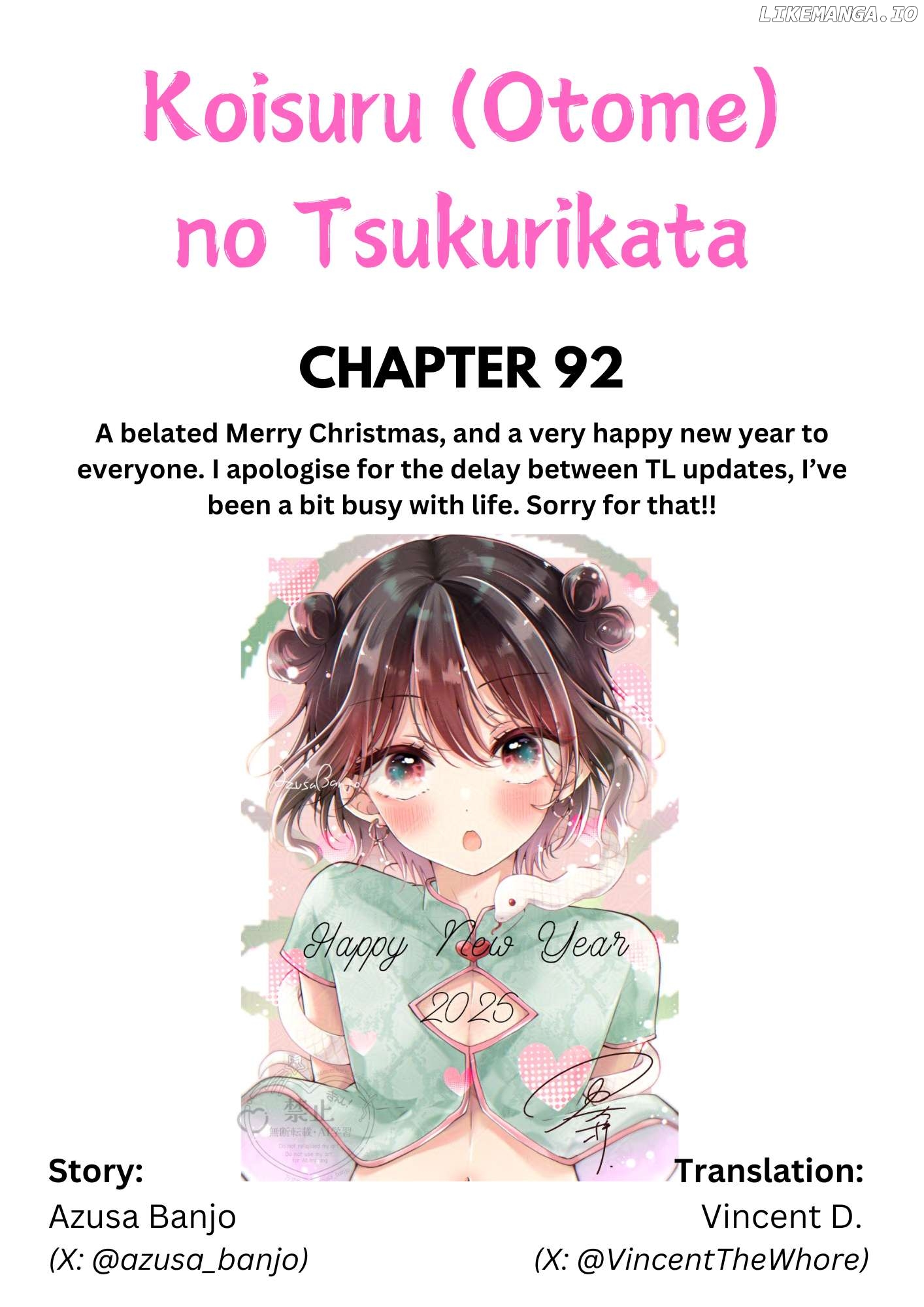 I Turned My Childhood Friend (♂) Into A Girl Chapter 92 - page 1