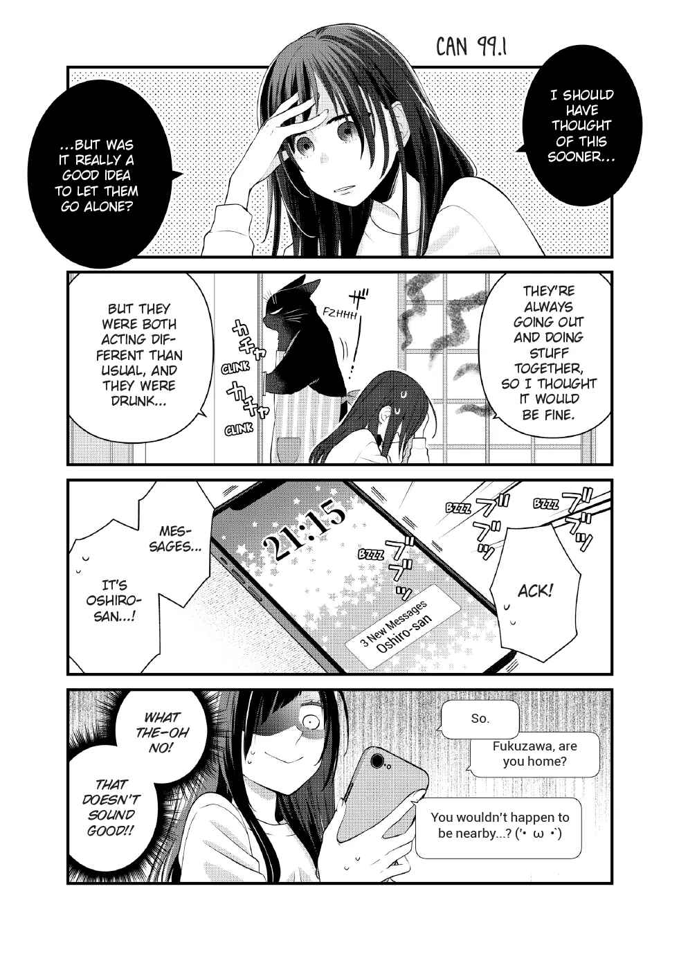 The Deceitful Cat Is Depressed Again Today Chapter 99 - page 1