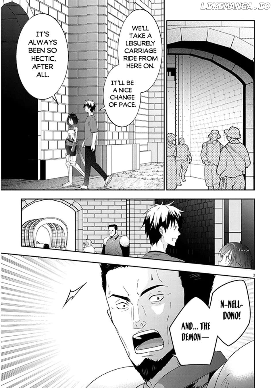 Maou Ni Natta Node, Dungeon Tsukutte Jingai Musume To Honobono Suru Chapter 77.1 - page 4