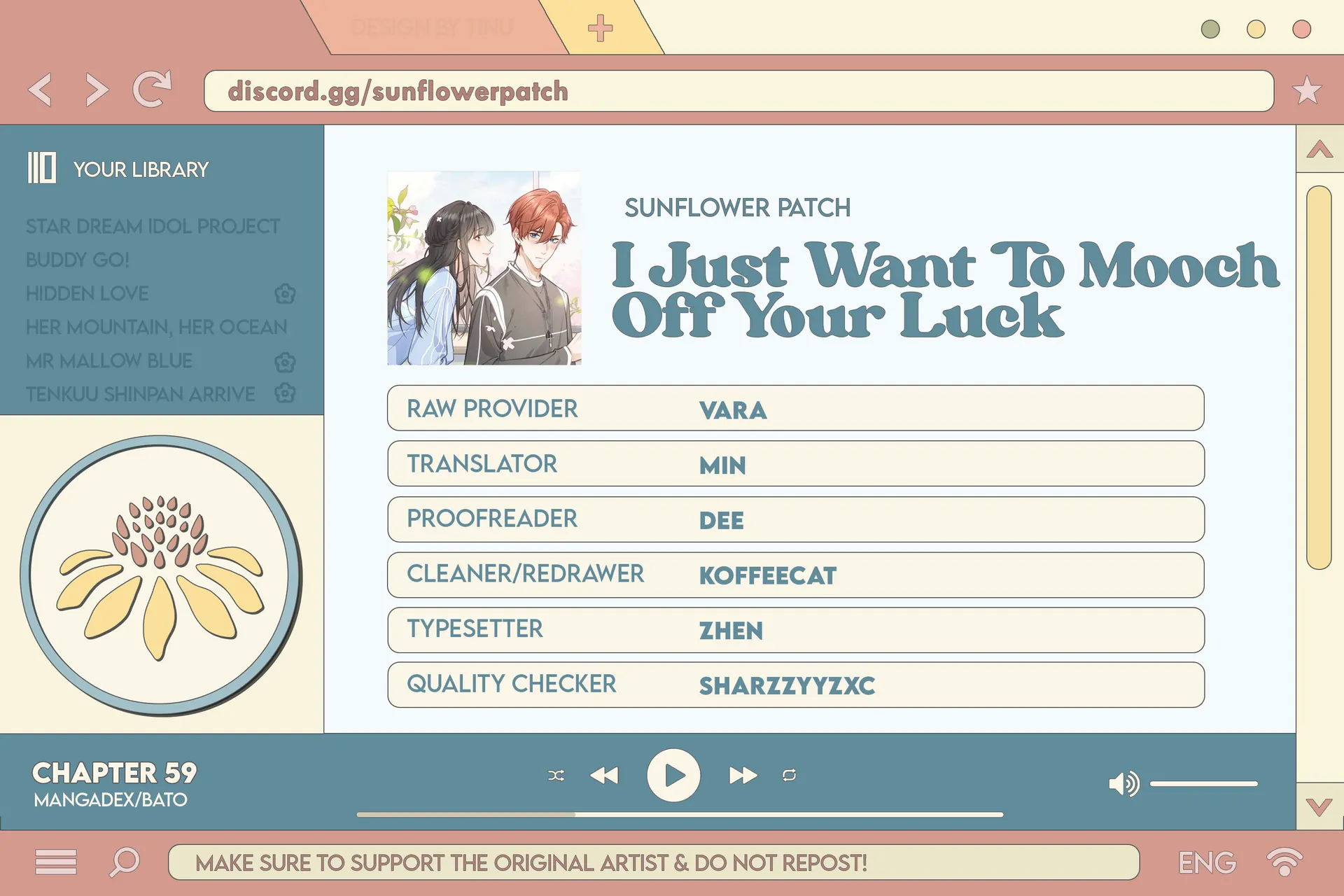 I Just Want To Mooch Off Your Luck Chapter 59 - page 55