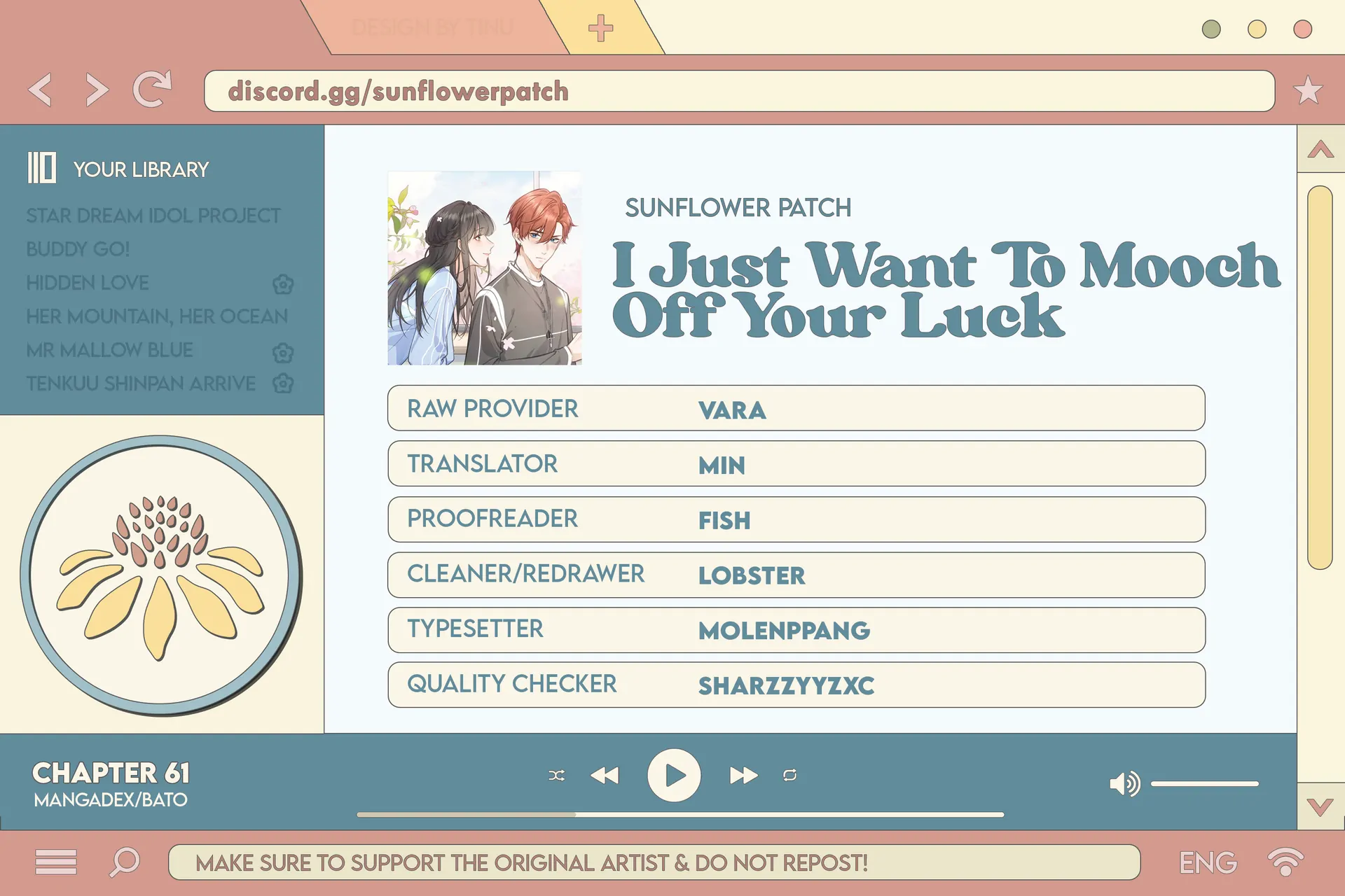 I Just Want To Mooch Off Your Luck Chapter 61 - page 59