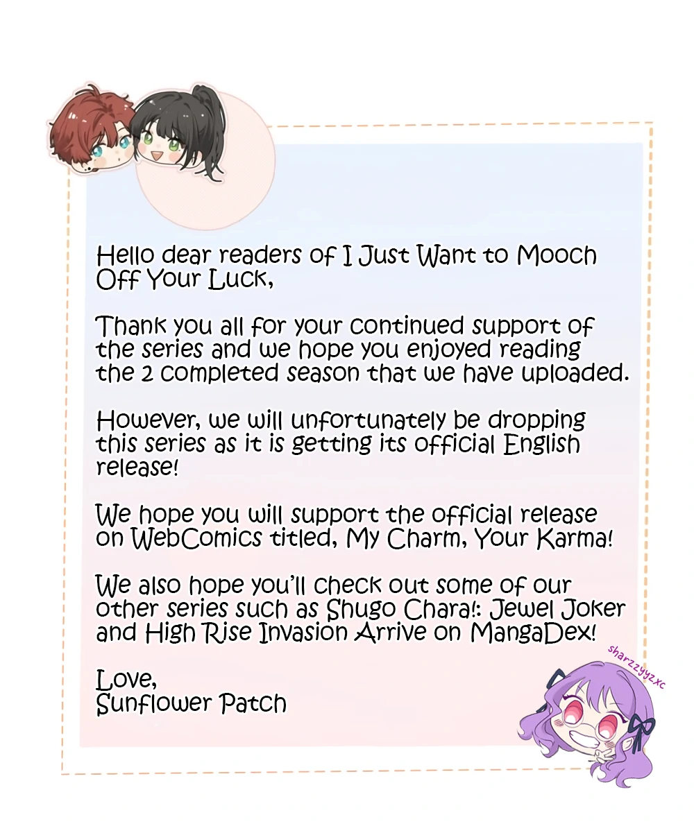 I Just Want To Mooch Off Your Luck Chapter 62 - page 60