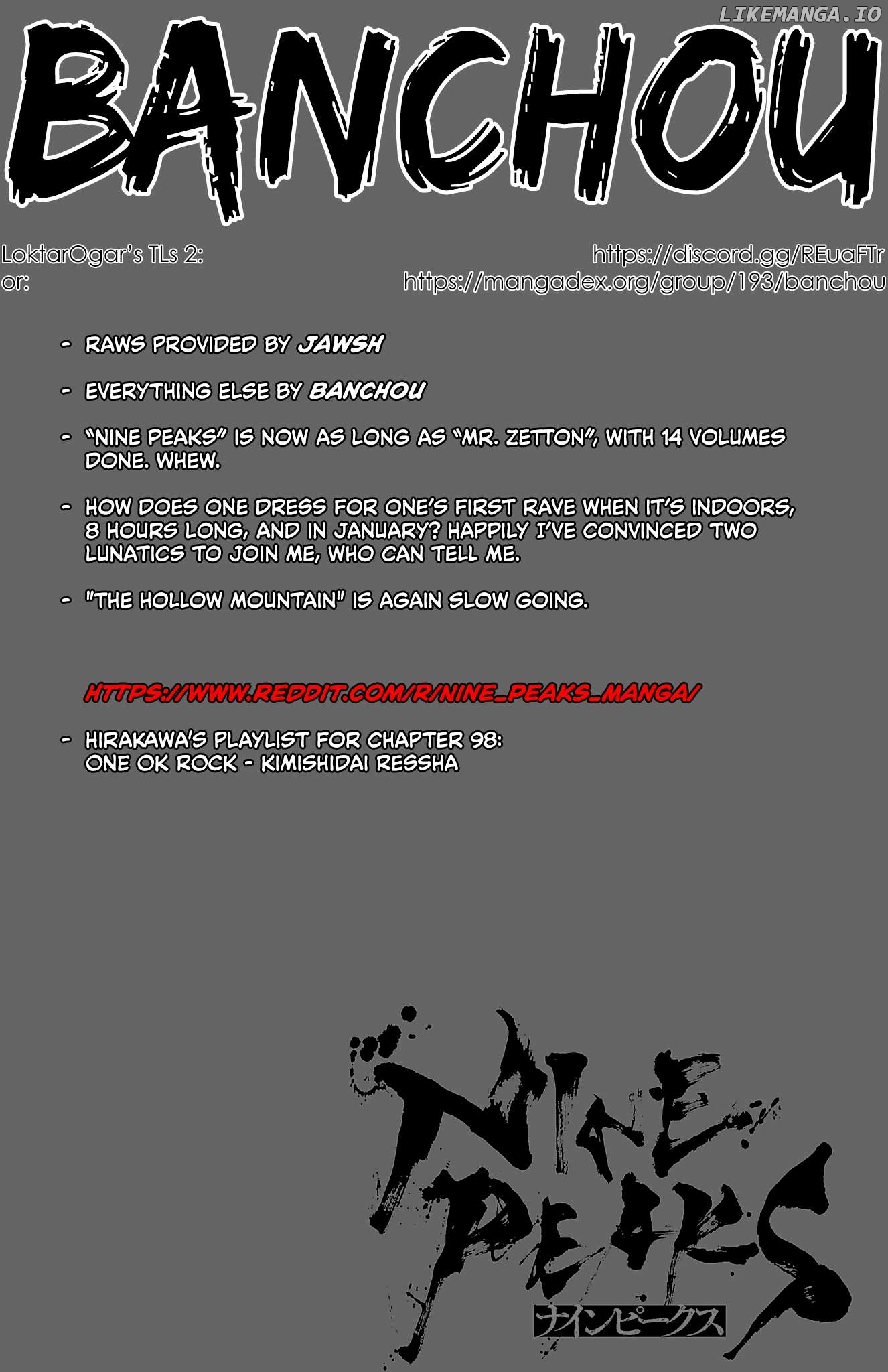 NINE PEAKS Chapter 98 - page 1