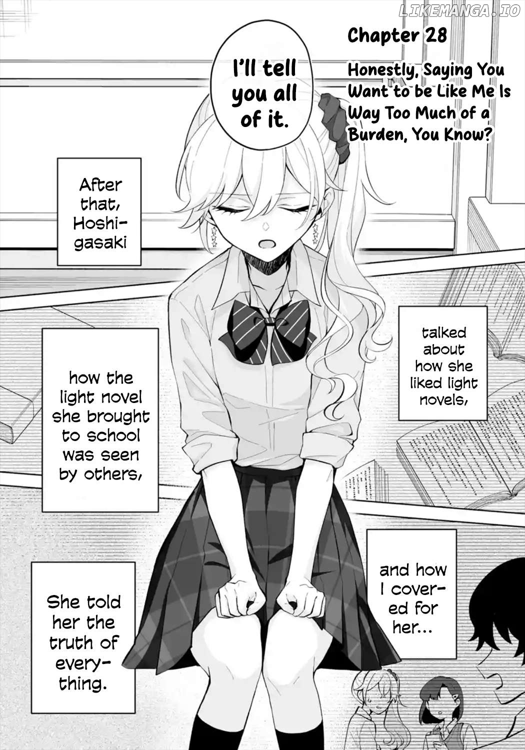 Please Leave Me Alone (For Some Reason, She Wants to Change a Lone Wolf's Helpless High School Life.) Chapter 28 - page 1