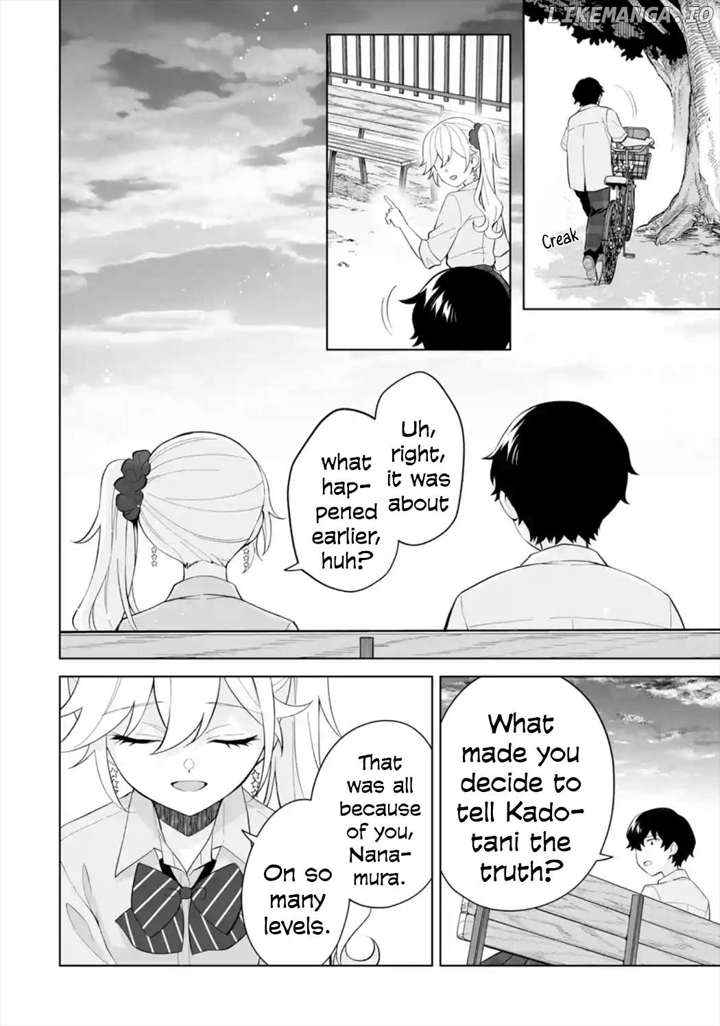 Please Leave Me Alone (For Some Reason, She Wants to Change a Lone Wolf's Helpless High School Life.) Chapter 28 - page 14