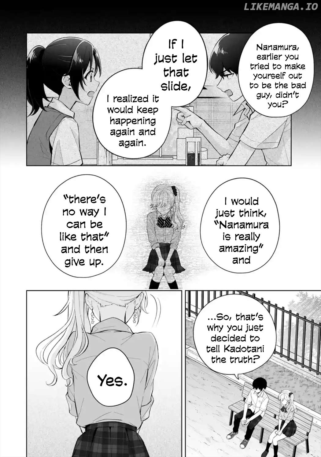 Please Leave Me Alone (For Some Reason, She Wants to Change a Lone Wolf's Helpless High School Life.) Chapter 28 - page 22
