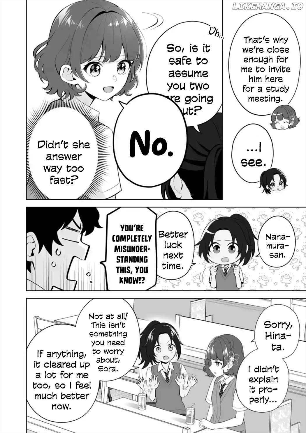 Please Leave Me Alone (For Some Reason, She Wants to Change a Lone Wolf's Helpless High School Life.) Chapter 28 - page 4