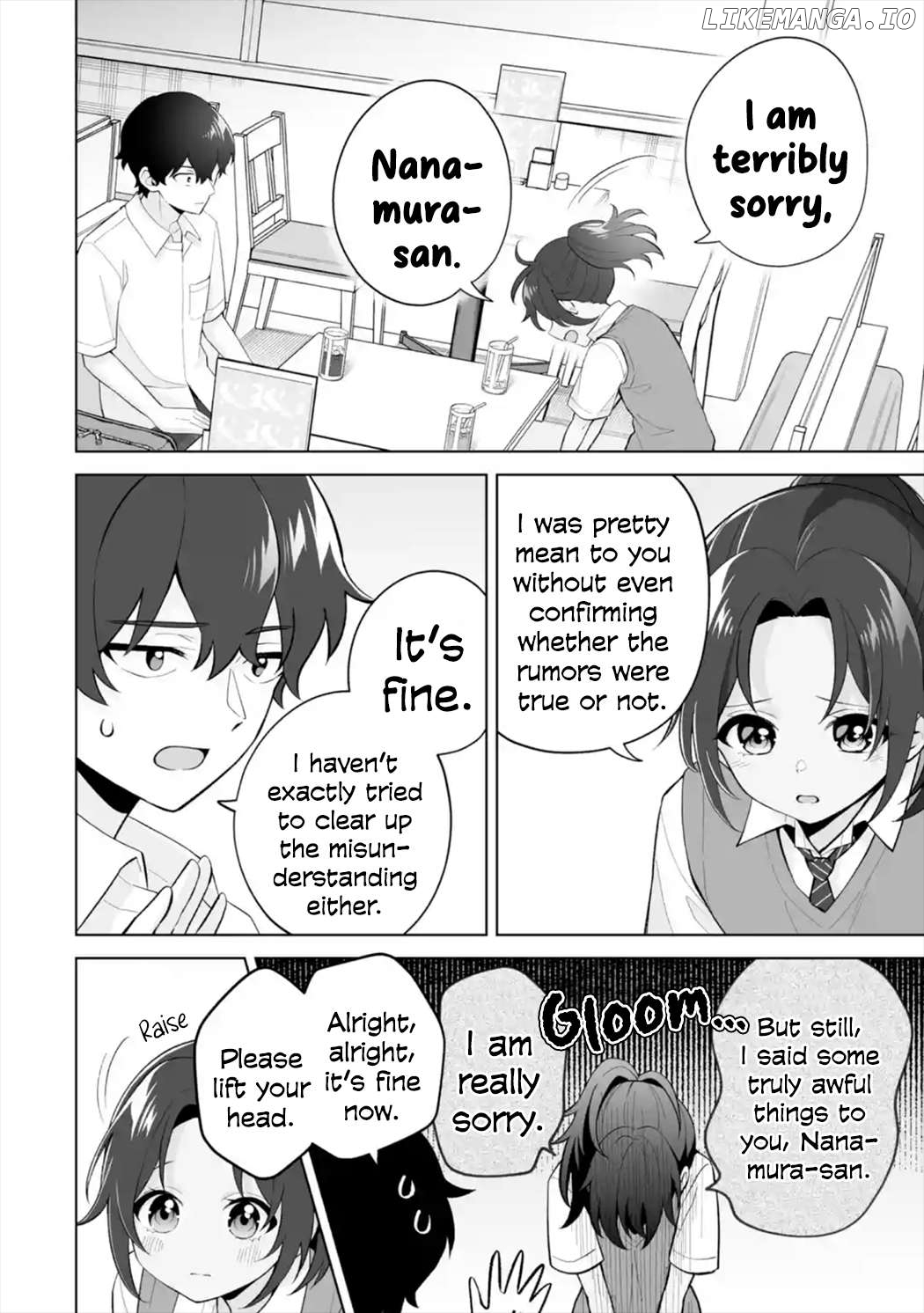 Please Leave Me Alone (For Some Reason, She Wants to Change a Lone Wolf's Helpless High School Life.) Chapter 28 - page 6