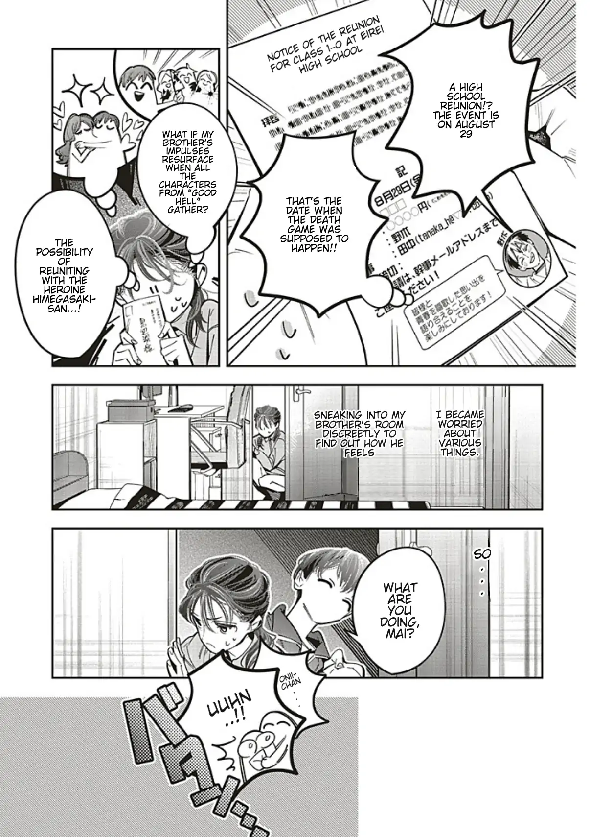 I Reincarnated As The Little Sister Of A Death Game Manga's Murder Mastermind And Failed Chapter 25 - page 5