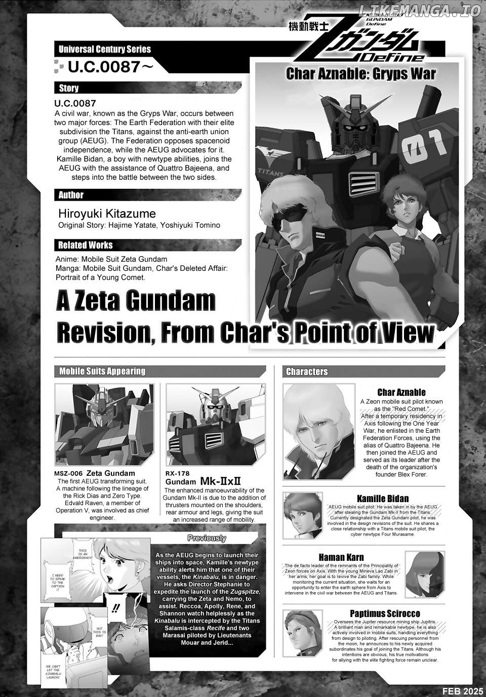 Mobile Suit Zeta Gundam - Define Chapter 98 - page 1