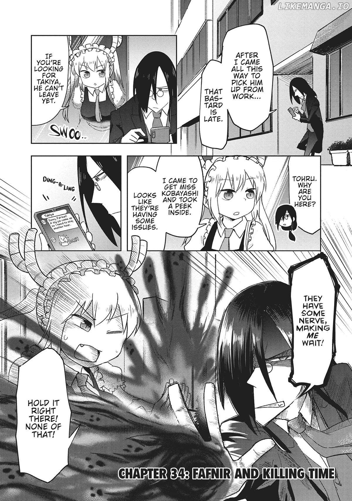 Kobayashi-san Chi no Maid Dragon: Okomorigurashi no Fafnir Chapter 34 - page 1