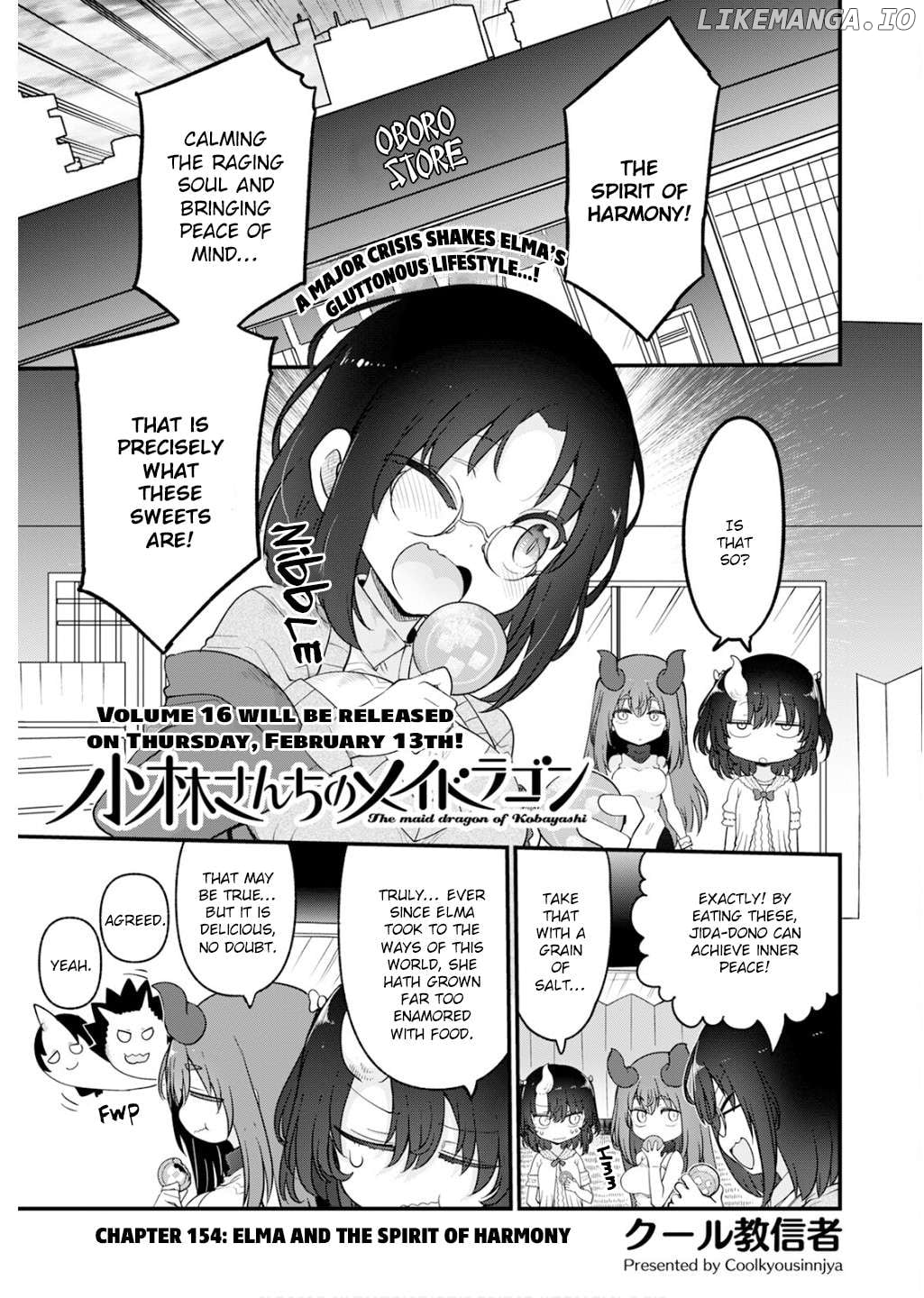 Kobayashi-San Chi No Maid Dragon Chapter 154 - page 1