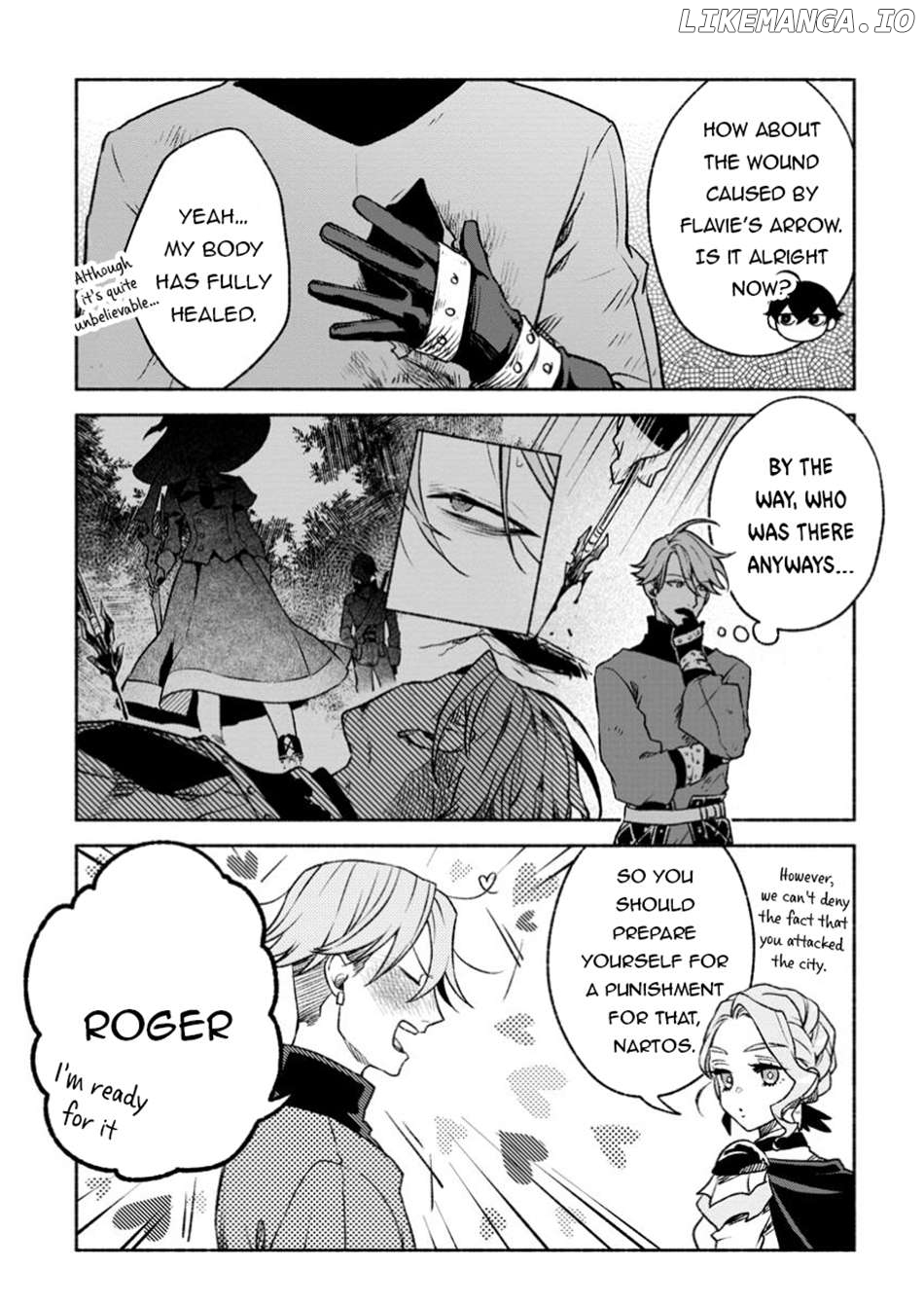 Sono Monban, Saikyou Nitsuki Tsuihou Sareta Bougyo Ryoku 9999 No Senshi, Outo No Monban Toshite Musou Suru Chapter 33.2 - page 10