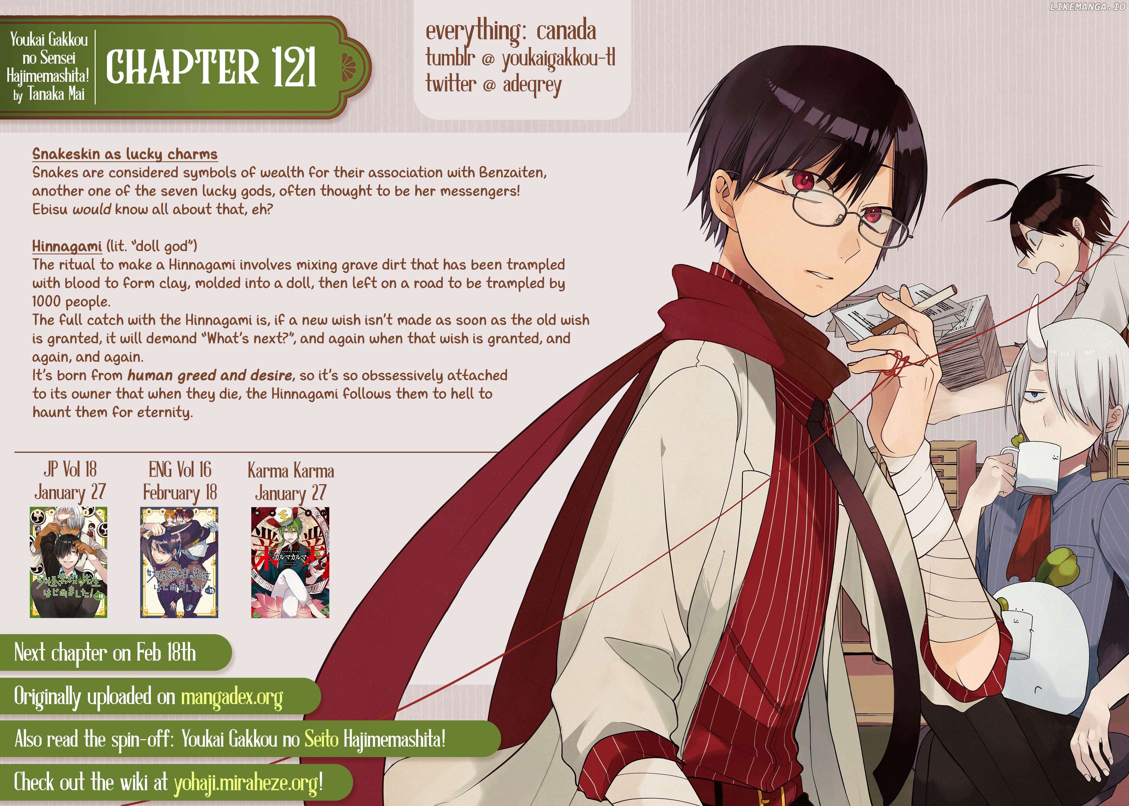 Youkai Gakkou no Sensei Hajimemashita! Chapter 121 - page 29